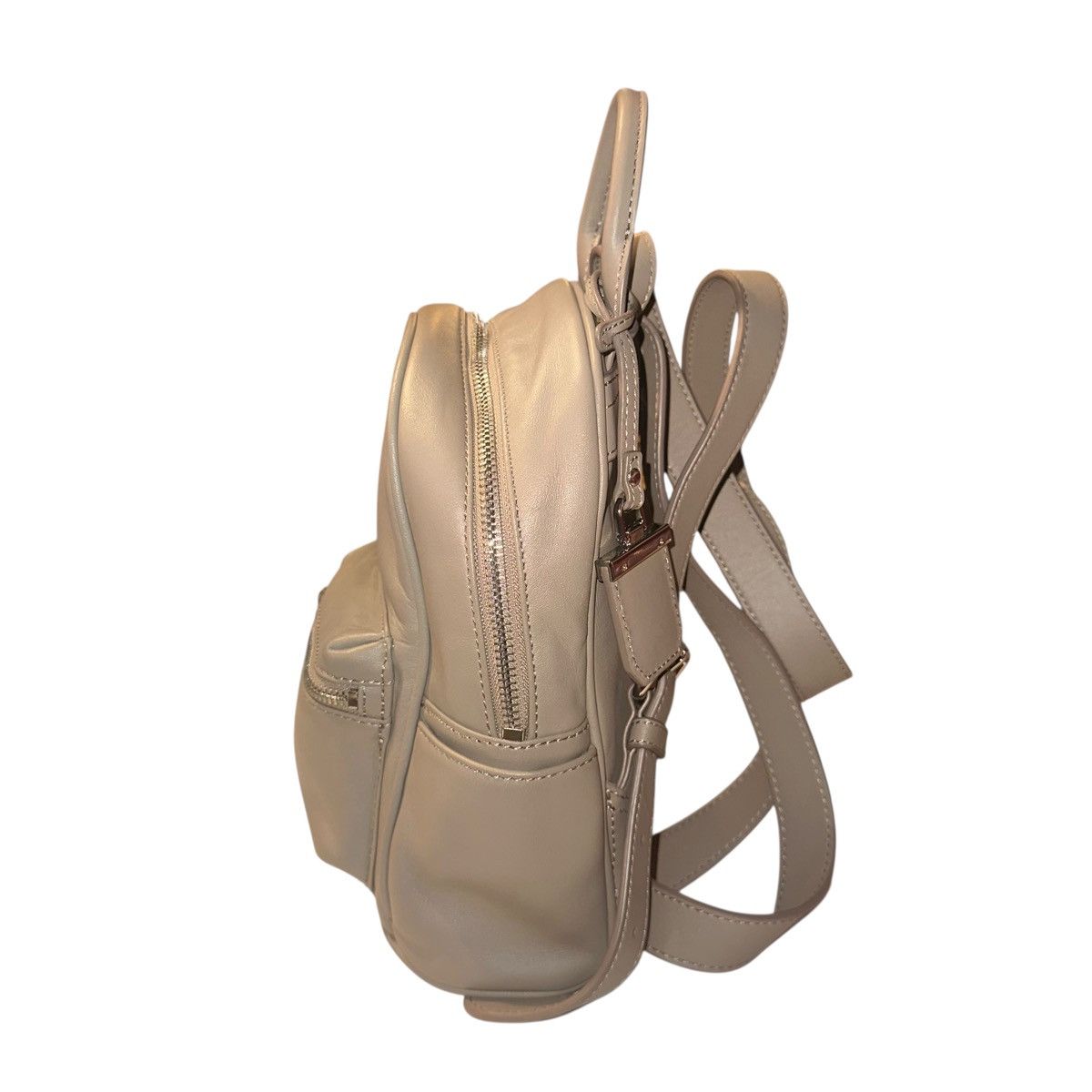DKNY DKNY taupe leather small backpack bag Size ONE SIZE - 2 Thumbnail