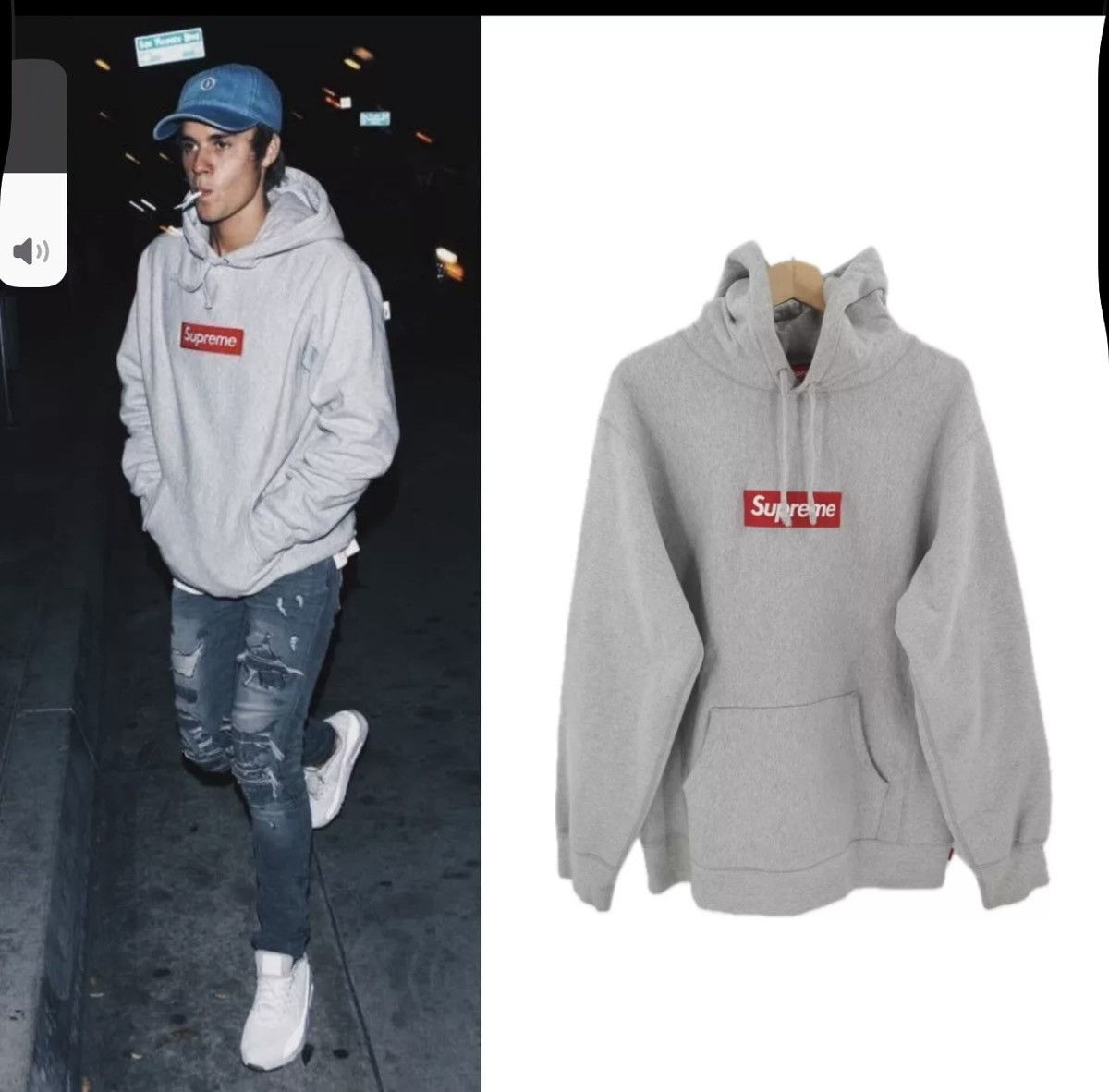Supreme Supreme fw12 red on grey box logo hoodie hooded sweatershirt Size US XL / EU 56 / 4 - 1 Thumbnail