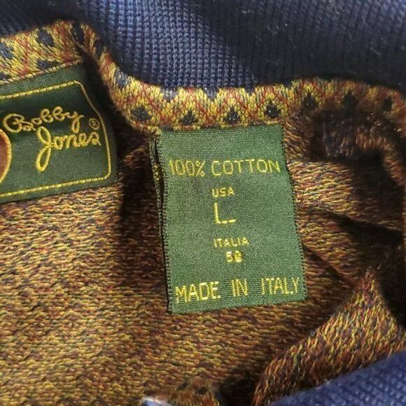 Bobby Jones Bobby Jones Italy Embroidered Sz. L Brown/Blue Designed Golf Size US L / EU 52-54 / 3 - 6 Thumbnail