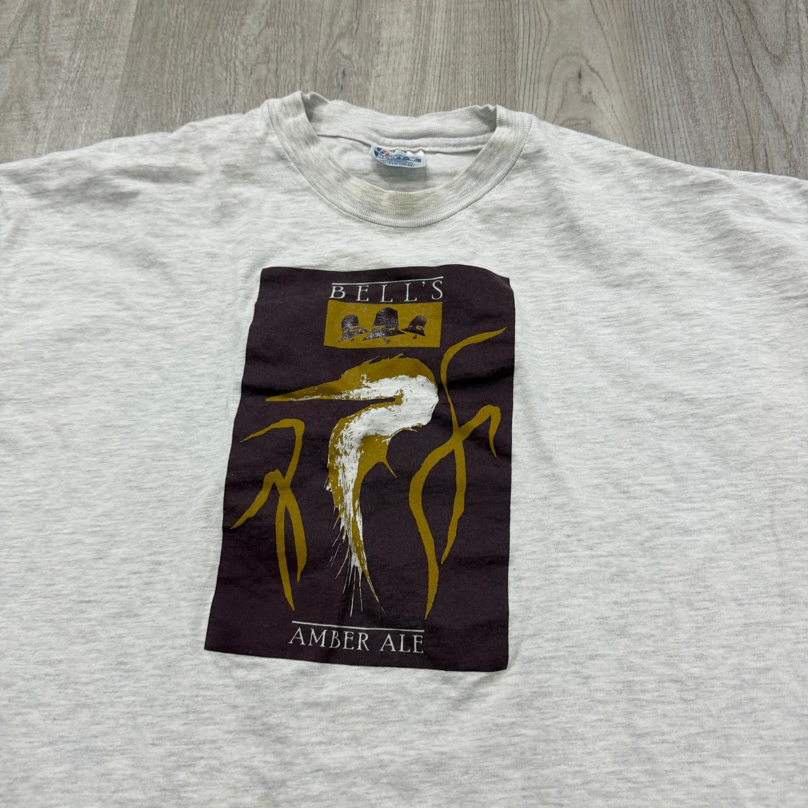 Vintage Vintage Bell's Amber Ale Shirt Men's 2XL XXL Gray 90s Promo Size US XXL / EU 58 / 5 - 3 Thumbnail