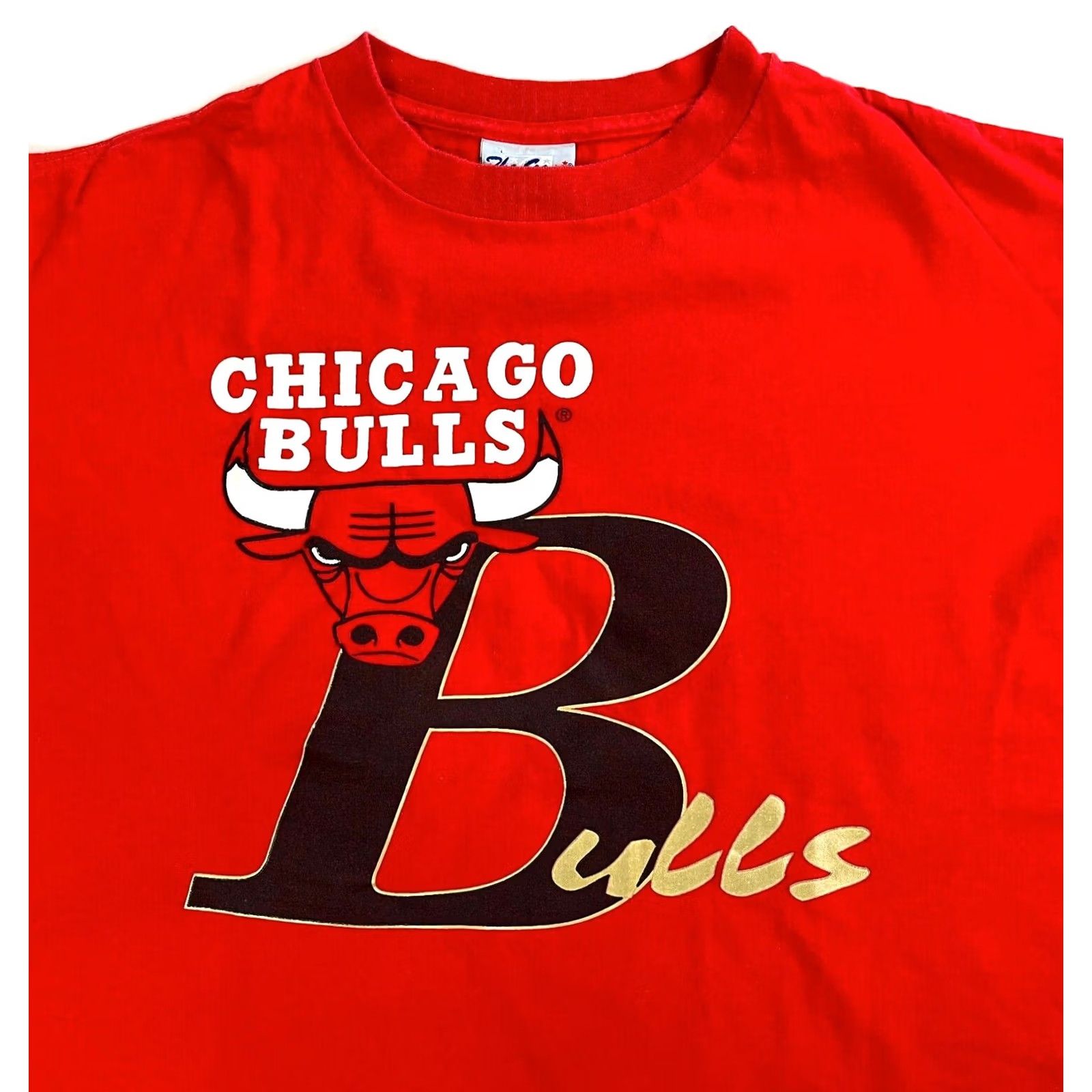 Vintage VINTAGE The Game Chicago Bulls T-Shirt Men's 90s Red XL Logo Short Sleeve Crew Neck 100% Cotton Size US XL / EU 56 / 4 - 3 Thumbnail