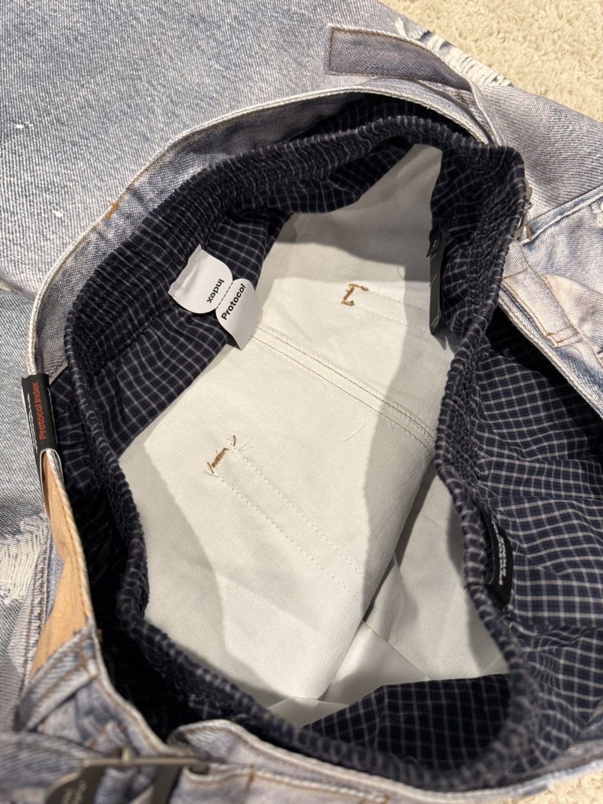 PROJECT G/R Project GR Protocol Index Trompe-L'OEIL LAYERED PANTS Size US 30 / EU 46 - 12 Thumbnail