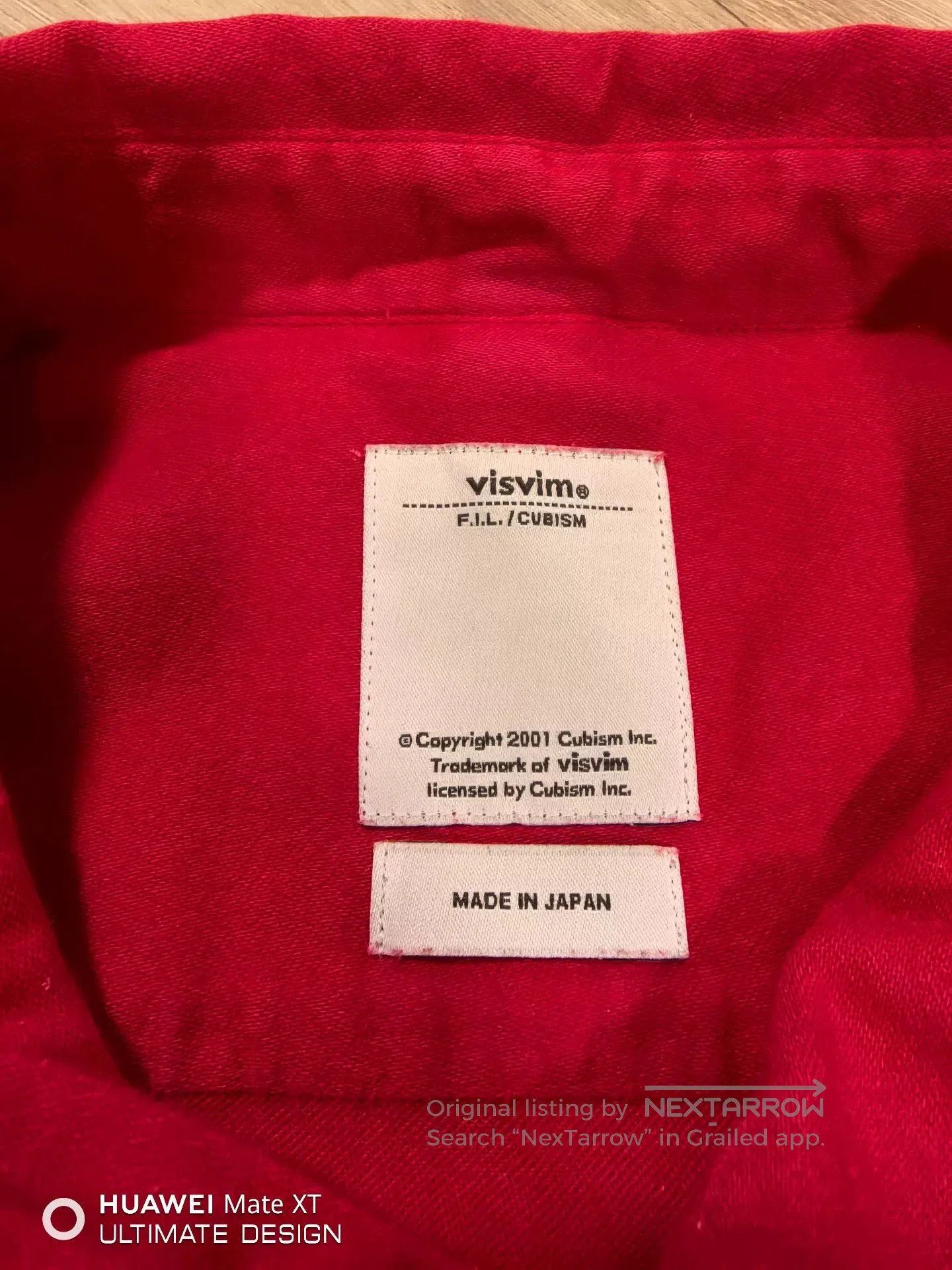 Visvim visvim red long sleeve baseball shirt. Size US M / EU 48-50 / 2 - 4 Thumbnail