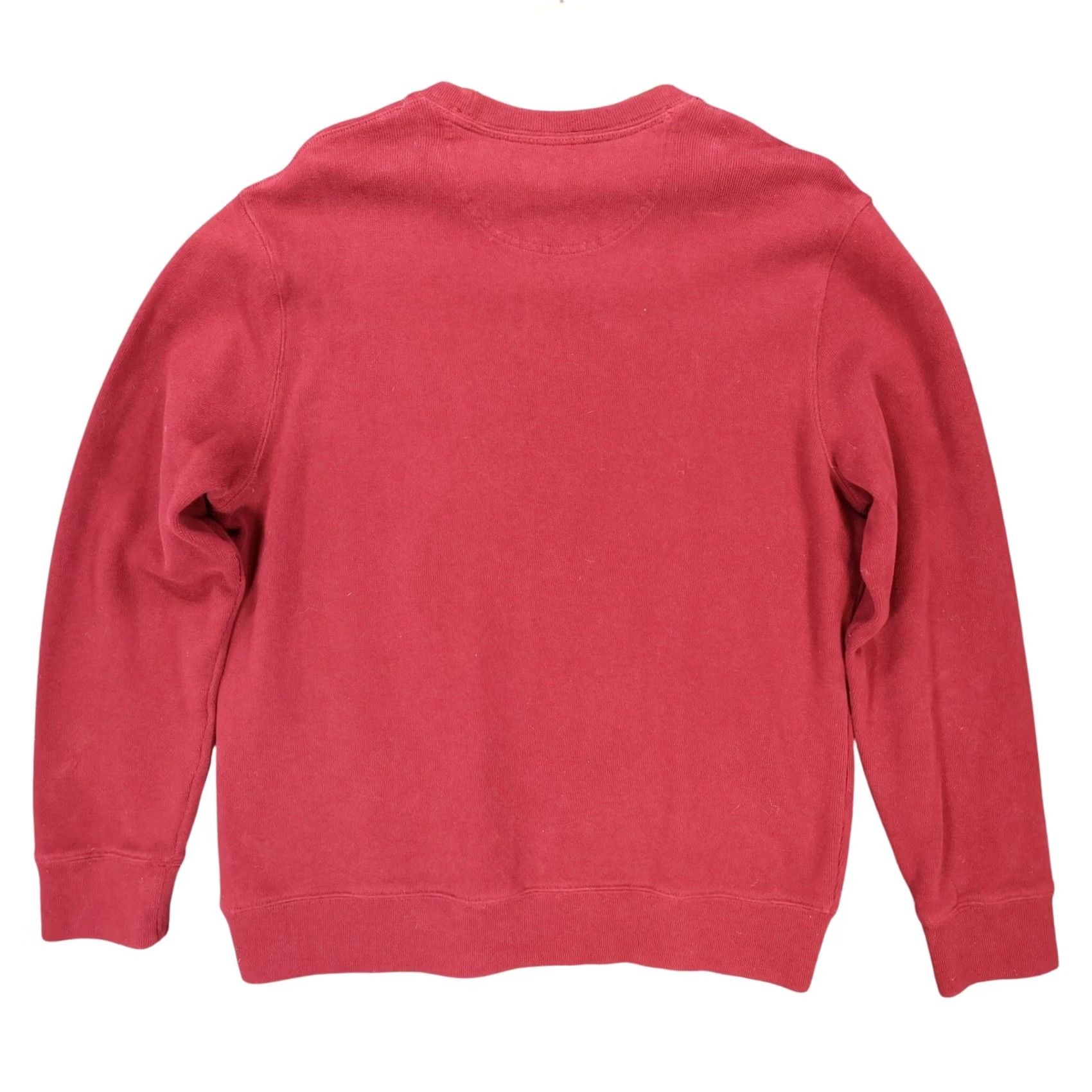 Lands' End Lands' End Sweatshirt Mens L Red Long Sleeve Crew Neck Ribbed Trim Excellent Size US L / EU 52-54 / 3 - 2 Thumbnail