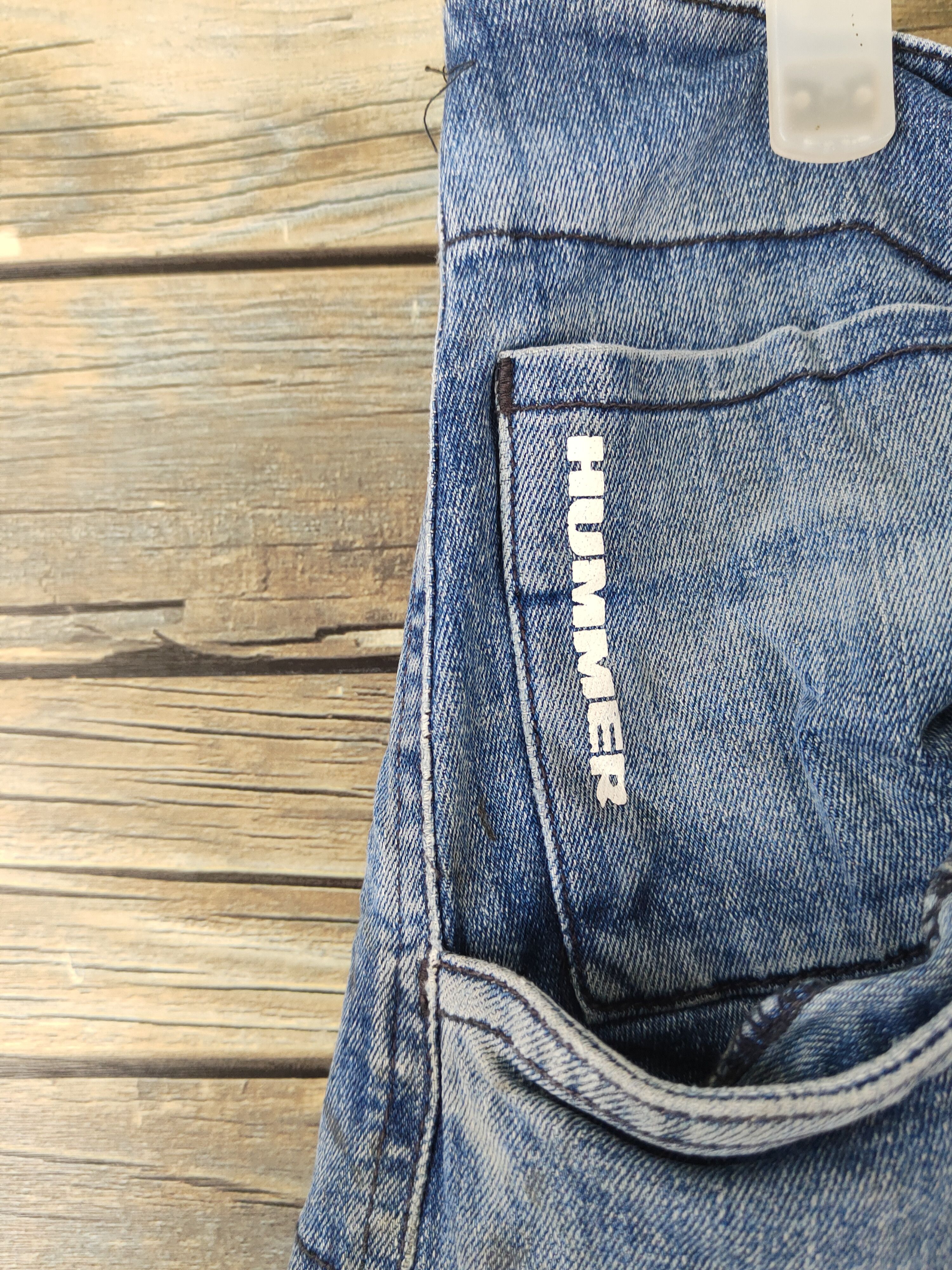 Japanese Brand Hummer tactical Distressed Ripped denim Jeans #W1865 Size US 33 - 3 Thumbnail