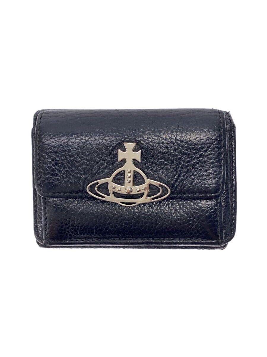 Vivienne Westwood Vivienne Westwood Plain Lthr Bi-Fold Wallet Black Size ONE SIZE - 1 Thumbnail