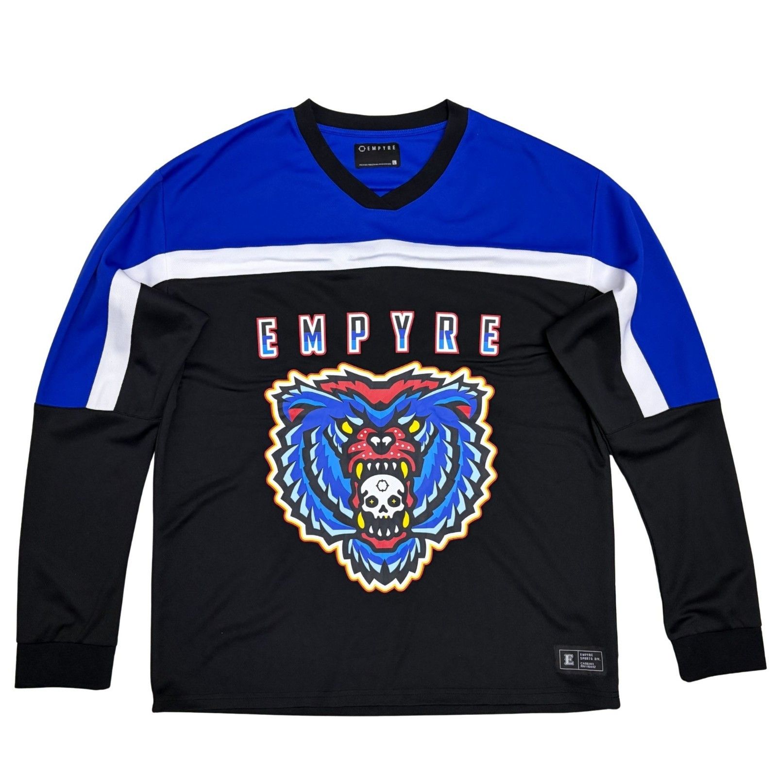 Empyre EMPYRE Hockey Jersey Streetwear Bear Long Sleeve Shirt Large Size US L / EU 52-54 / 3 - 1 Thumbnail