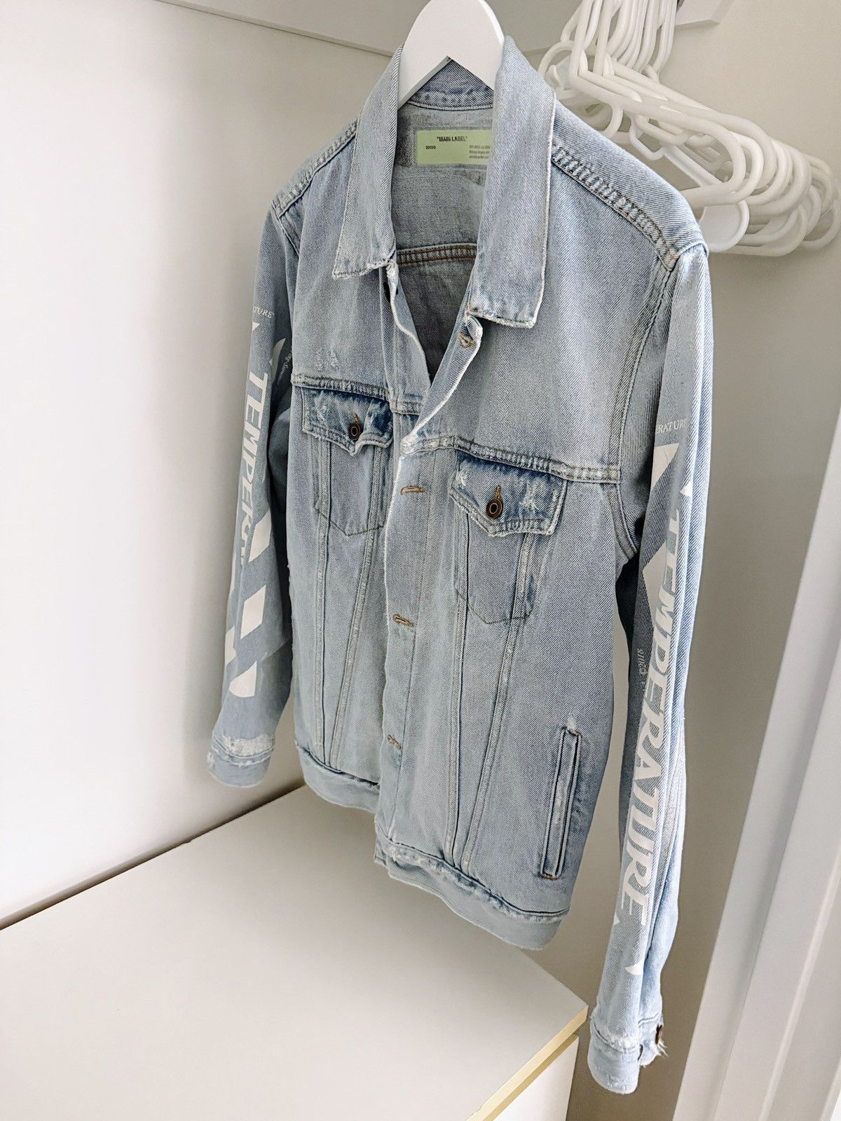 Off-White Off-White Temperature Denim Jacket | Grailed