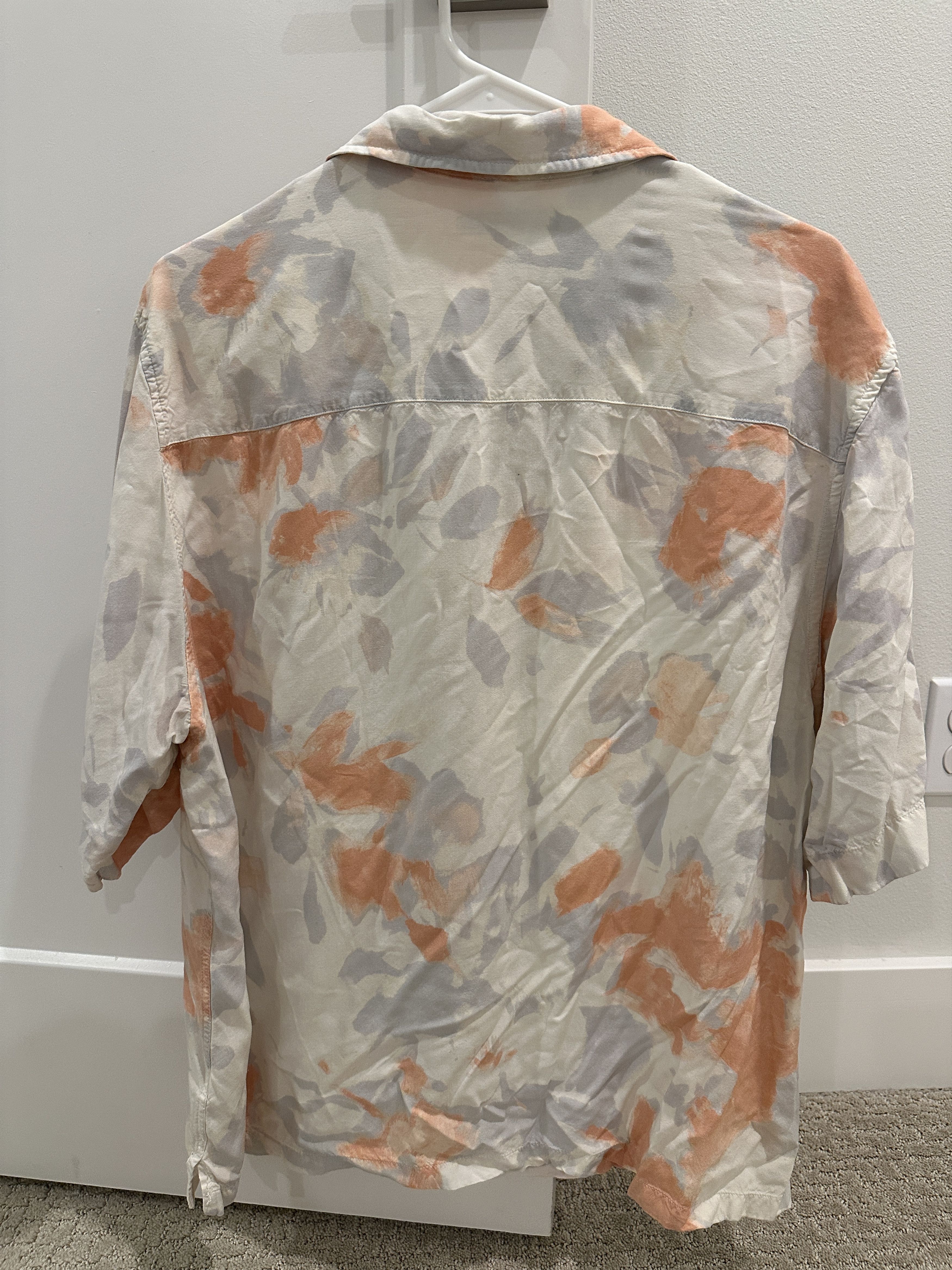 Zara Zara Button-Up Shirt - Pink, Orange XL Size US XL / EU 56 / 4 - 2 Thumbnail