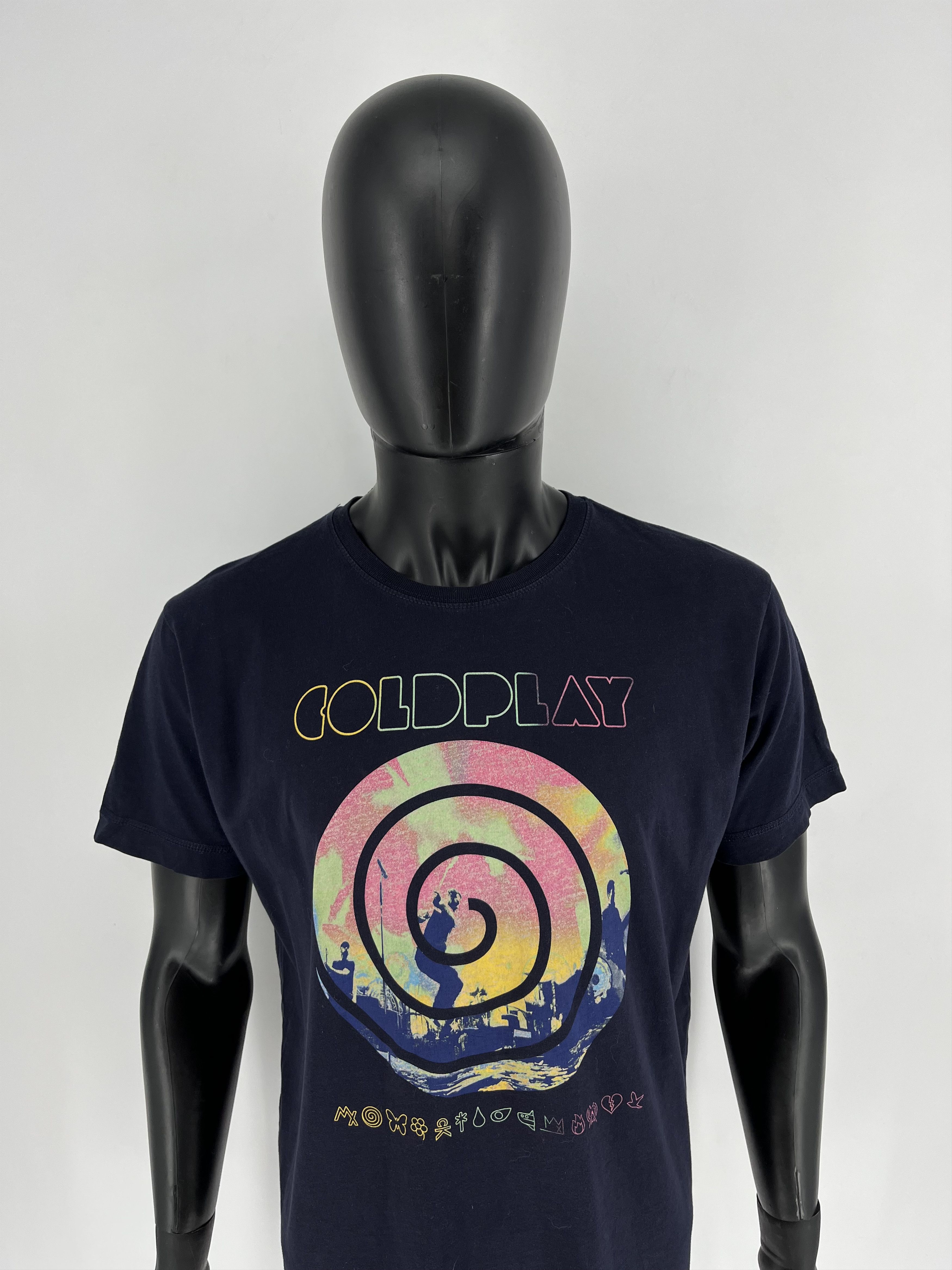 Band Tees Vintage Y2K Coldplay T Shirt Mylo Xyloto 2012 Size US L / EU 52-54 / 3 - 1 Thumbnail