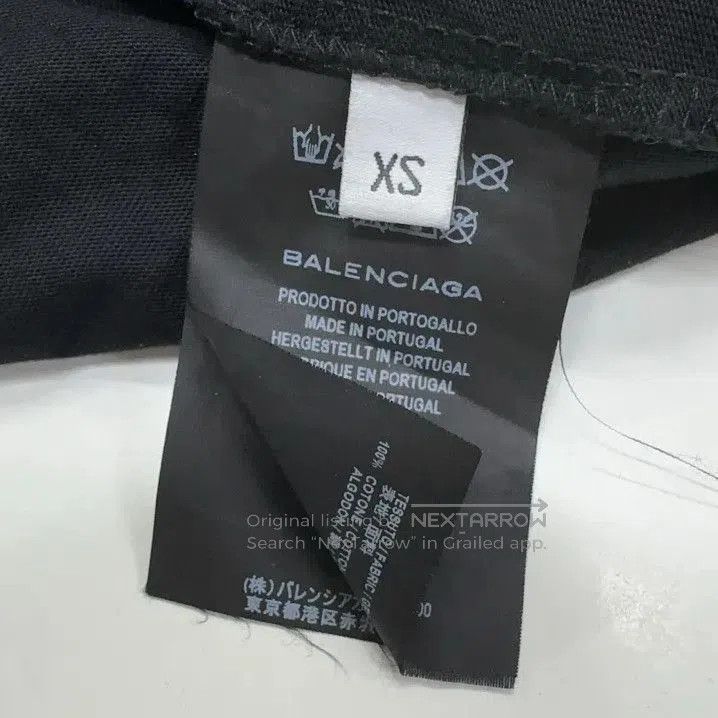 Balenciaga Balenciaga Short Sleeve Cola T. Size US XS / EU 42 / 0 - 5 Thumbnail