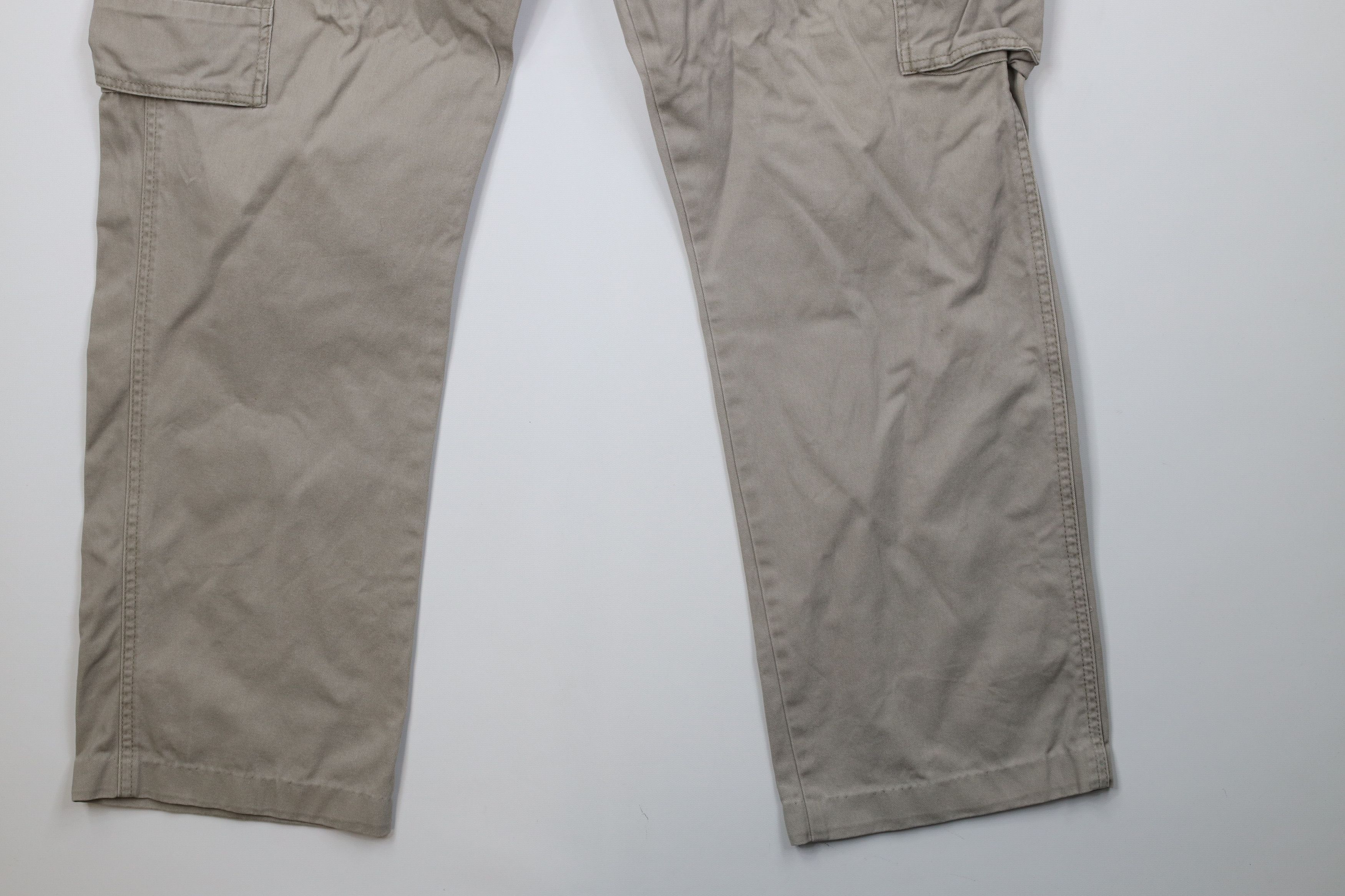 Wrangler Vintage Y2K Wrangler Baggy Wide Leg Cargo Pants Beige Cotton Size US 38 / EU 54 - 4 Thumbnail