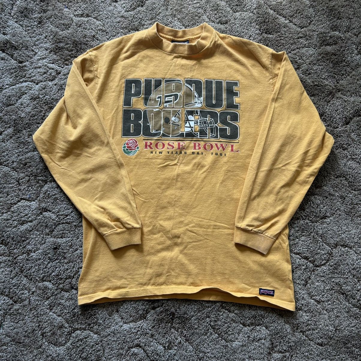 Jansport Vintage Jansport Rose Bowl 2001 Purdue Boilers Long sleeve Size US L / EU 52-54 / 3 - 1 Thumbnail