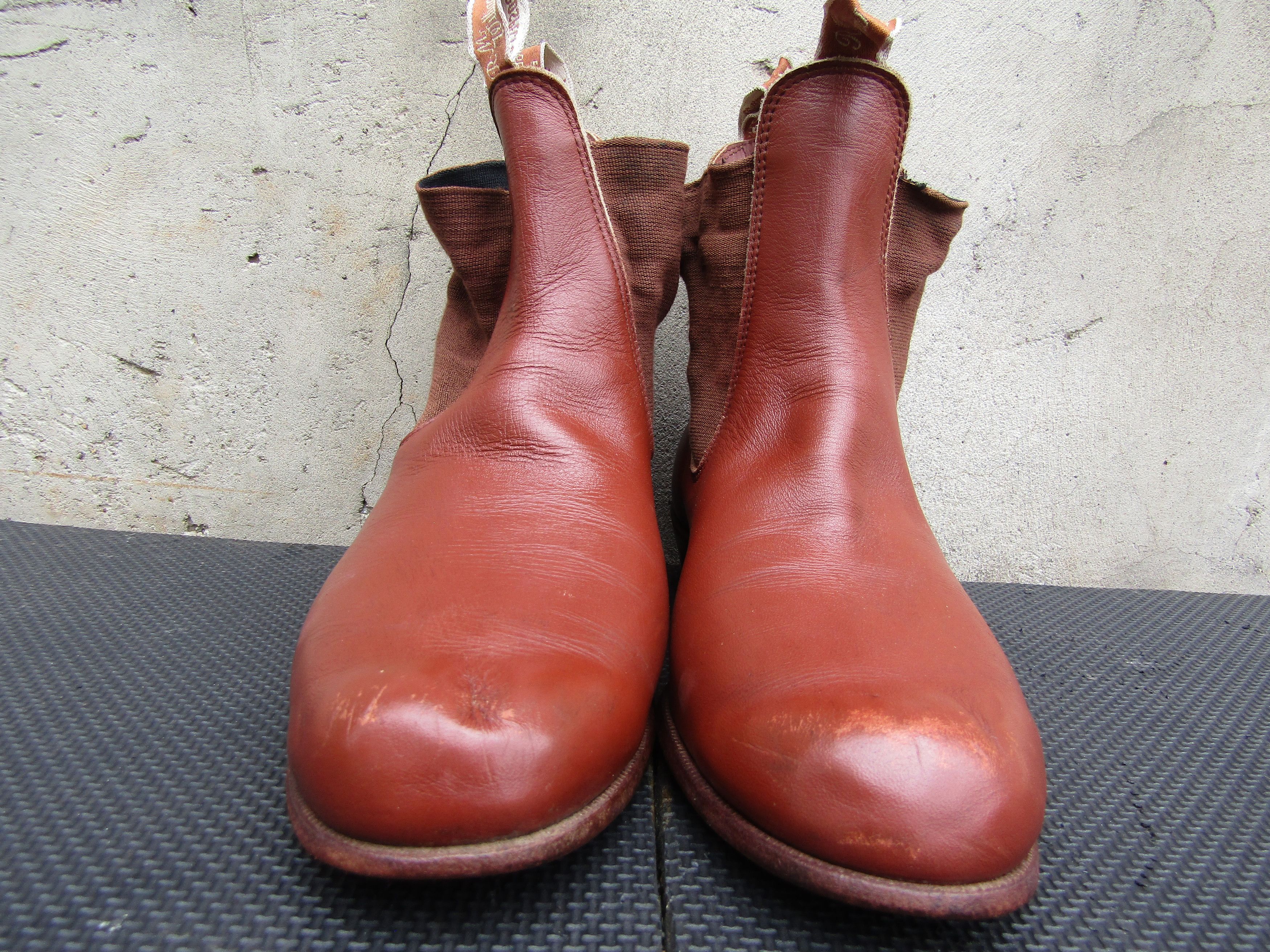 R.M. Williams Vintage RM Williams Mens Boots Bushman Cuban Heel Leather Size US 8.5 / EU 41-42 - 4 Thumbnail