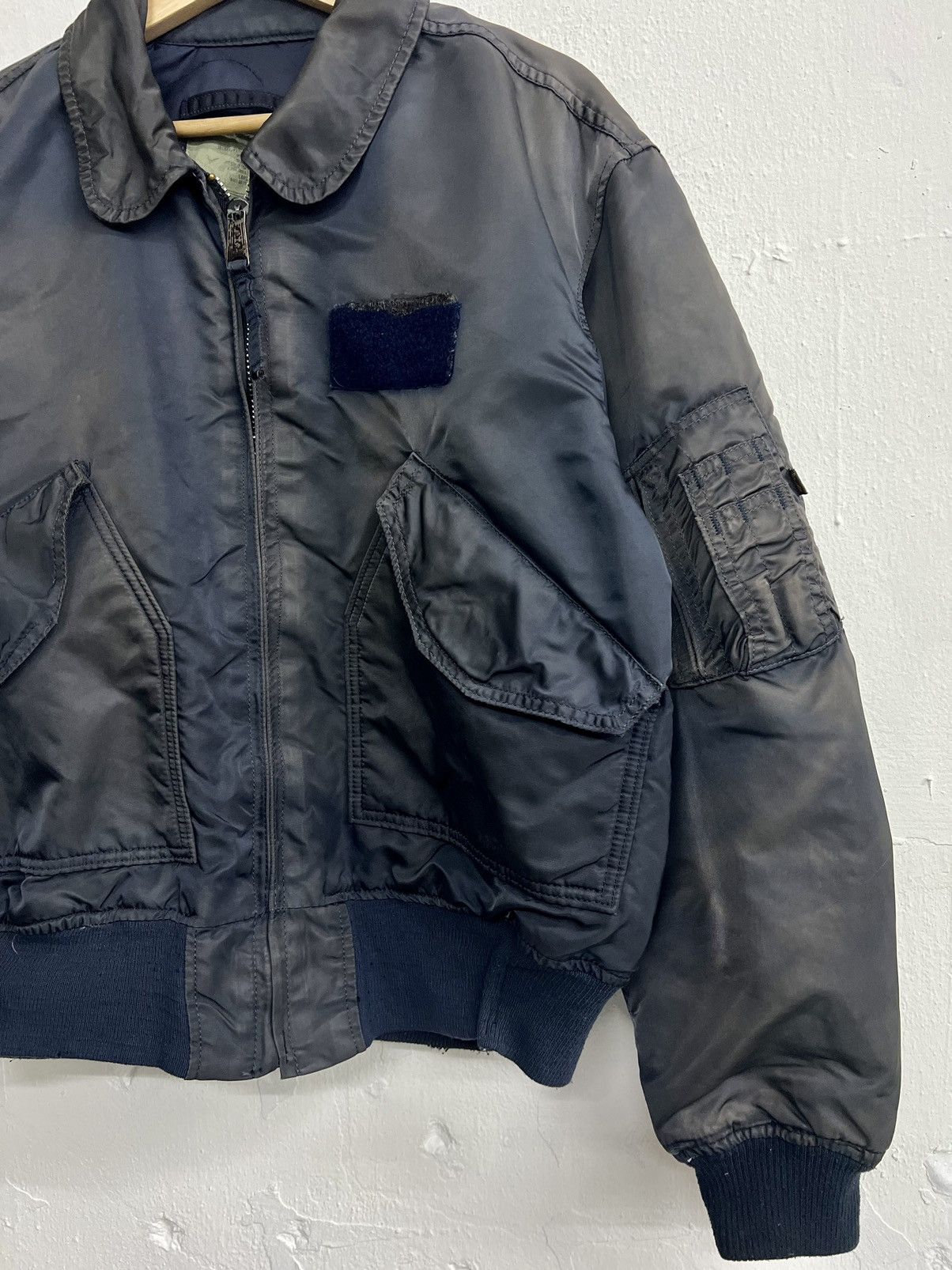 Alpha Industries VINTAGE 90s ALPHA INDUSTRIES CWU-45 BOMBER JACKET Size US L / EU 52-54 / 3 - 4 Thumbnail