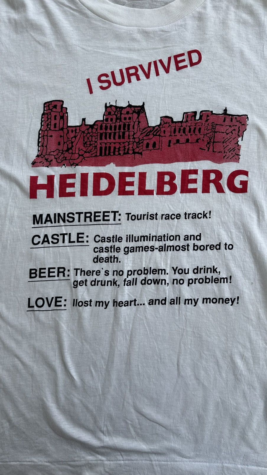 Vintage VINTAGE 90S HEIDELBERG SURVIVAL TEE Size US M / EU 48-50 / 2 - 2 Thumbnail