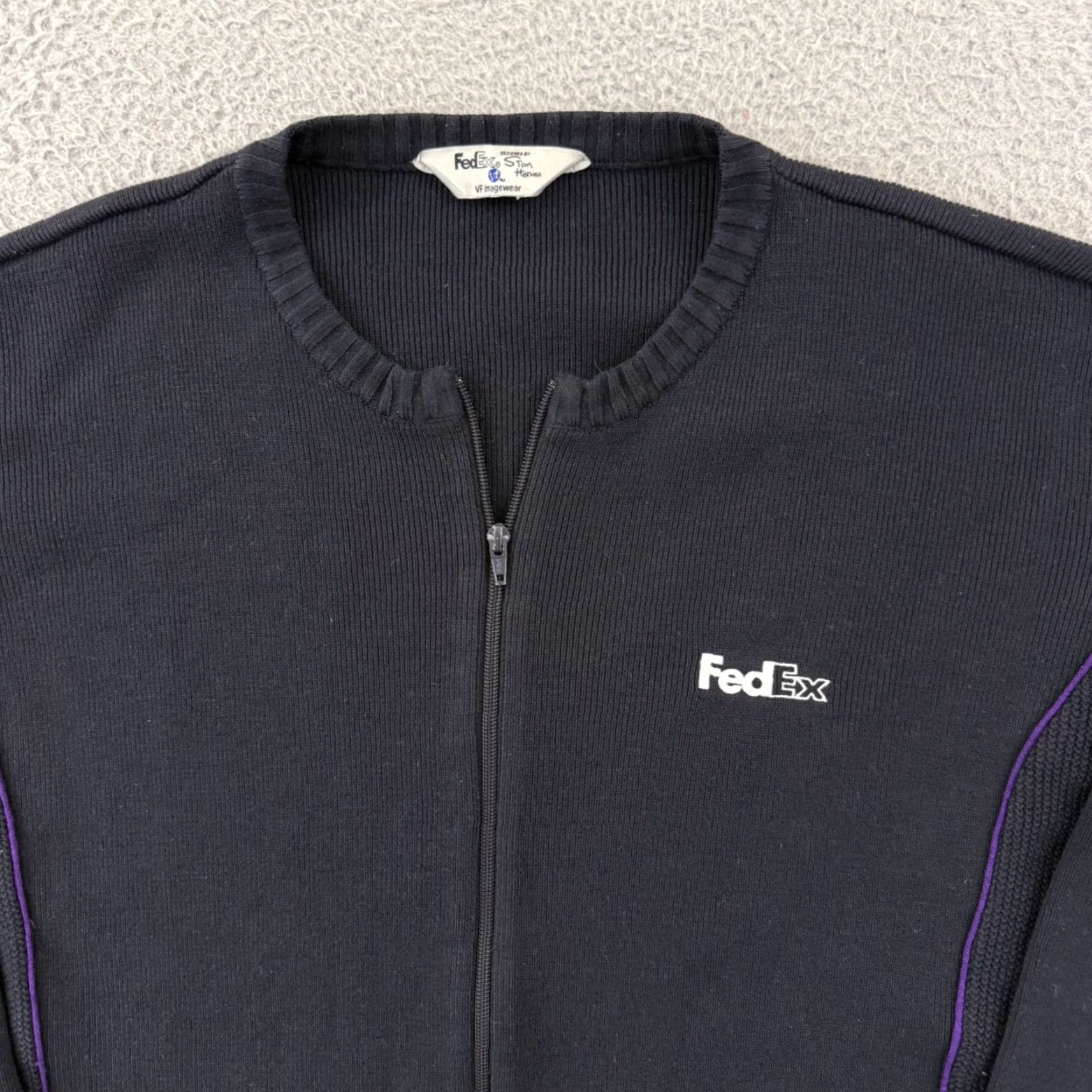Vintage VINTAGE Stan Herman Sweater Men 2XL Black VF Imagewear Full Zip Workwear Outdoor 90s Size US XXL / EU 58 / 5 - 3 Thumbnail