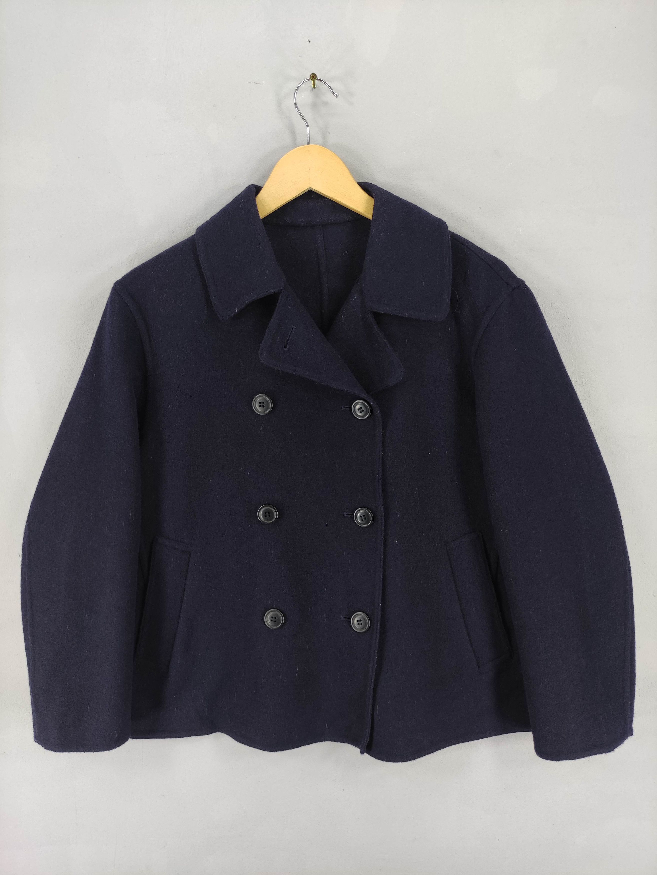 Vintage Ines De La Fressange Uniqlo Wool Coat Jacket