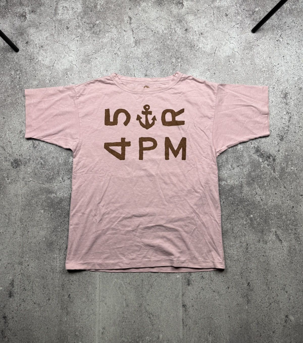 45rpm 45 RPM Anchor Y2K Vintage T Shirt Pink Made In Japan Size US M / EU 48-50 / 2 - 2 Thumbnail
