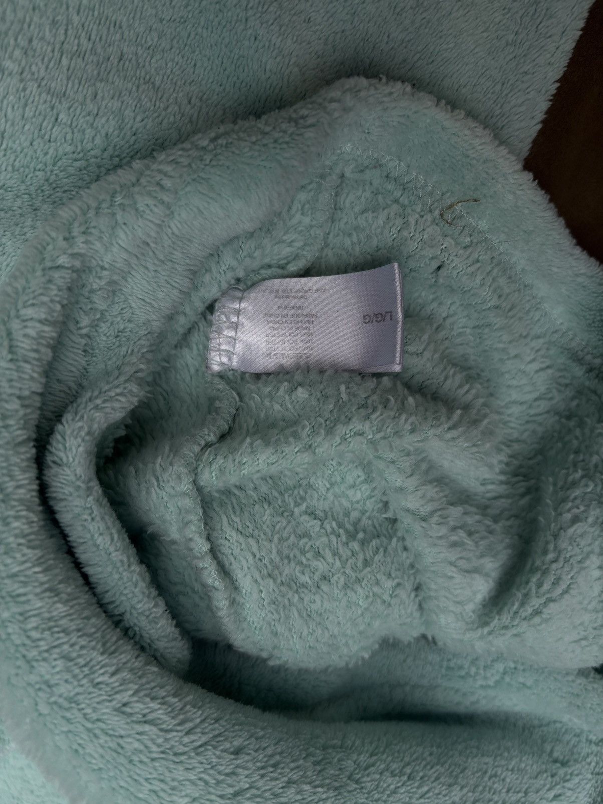 Other PJ Couture Mint Green Fleece Henley Size L / US 10 / IT 46 - 5 Thumbnail
