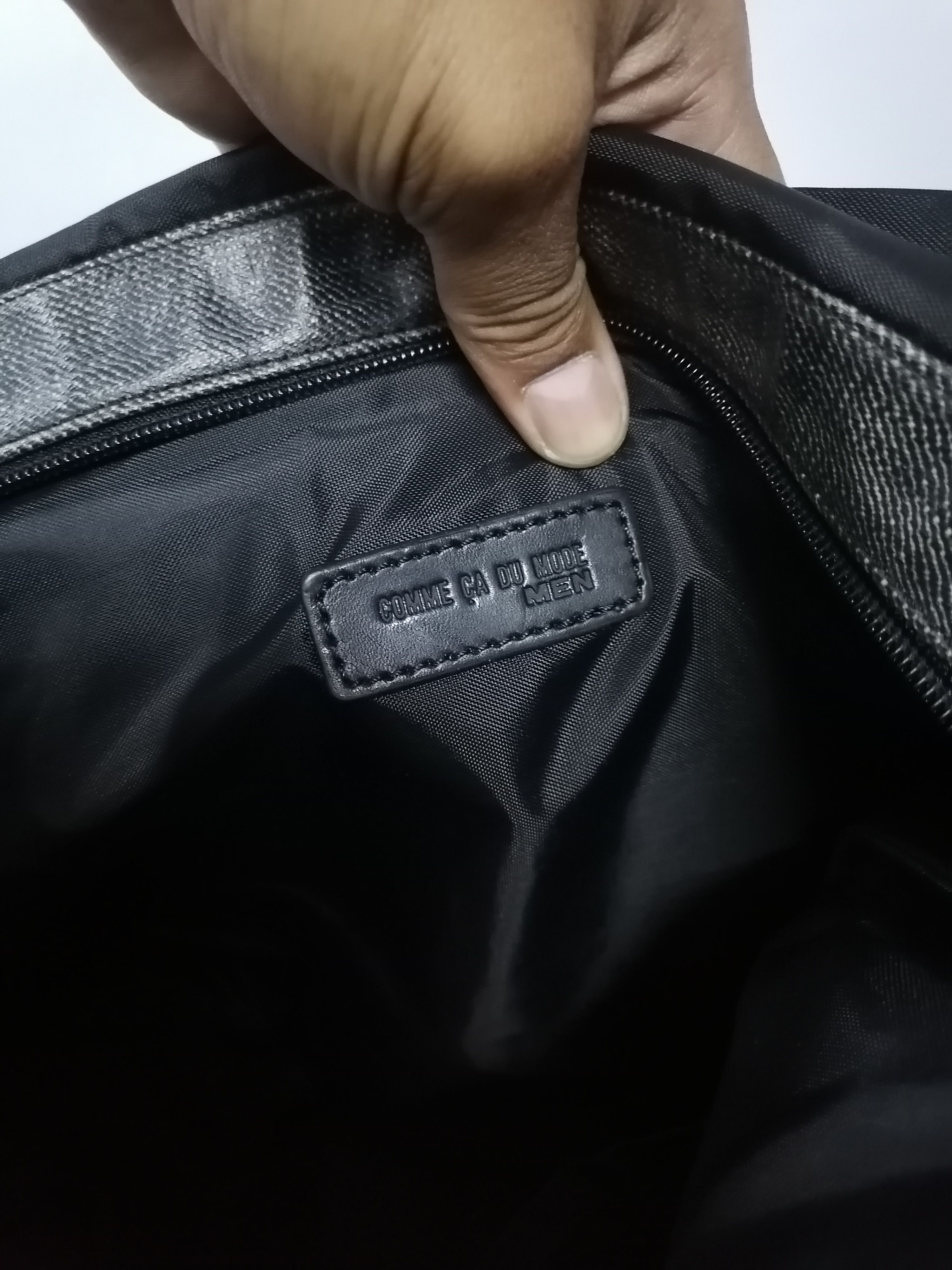 Comme Ca Ism × Japanese Brand Vintage Comme Ca Du Mode Men Waxed Crossbody Bag Size ONE SIZE - 10 Thumbnail