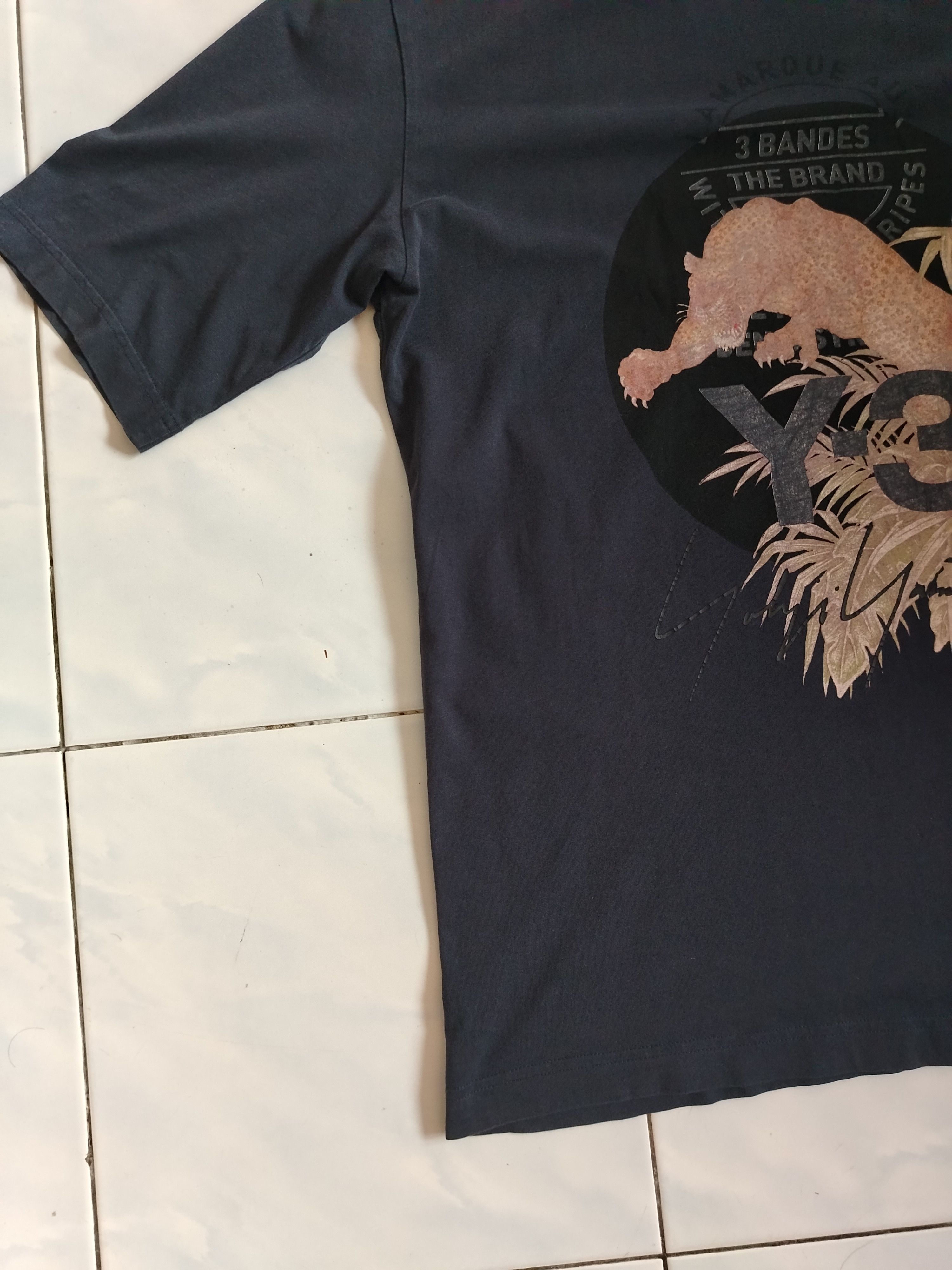 Adidas × Y-3 Y-3 Leopard Graphic Roundneck T-Shirt Black Size US M / EU 48-50 / 2 - 3 Thumbnail
