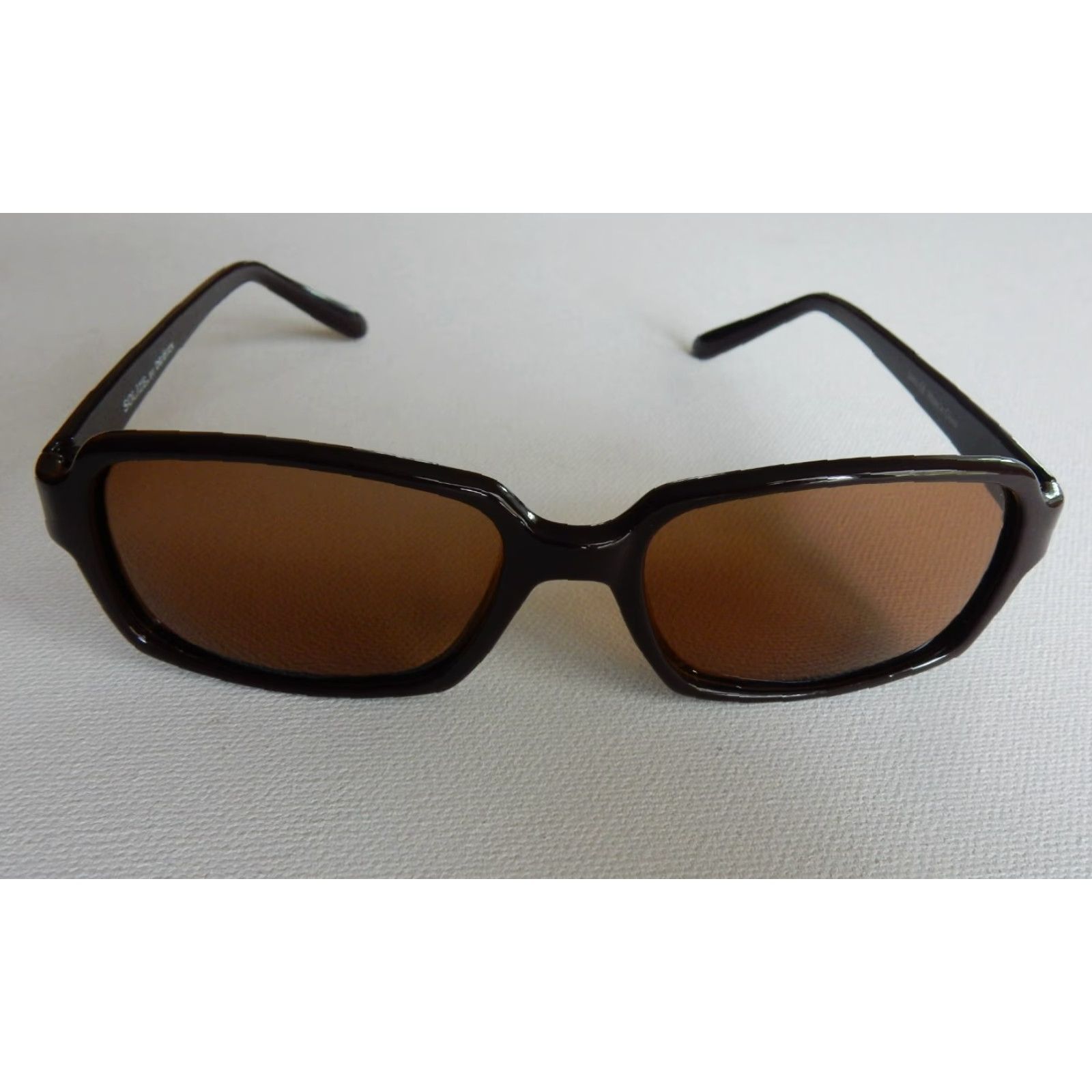 Vintage VINTAGE Solize Sunglasses Women Floral Brown 90s Retro Small Scratched Size ONE SIZE - 2 Thumbnail