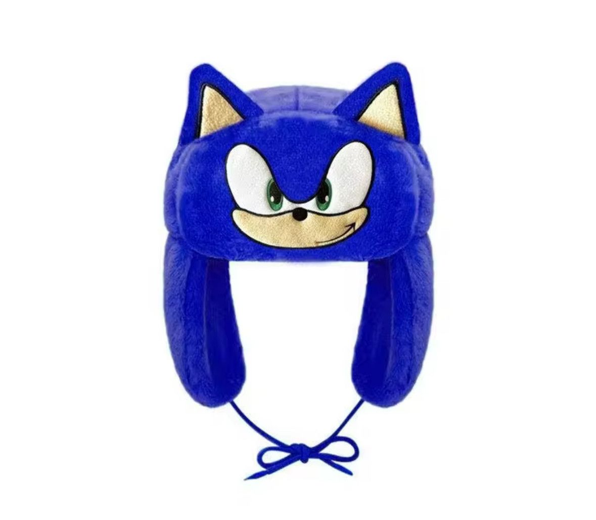 Japanese Brand Y2K Anime Sonic Hedgehog Ushanka Autumn Winter Warm Hat Size ONE SIZE - 1 Thumbnail