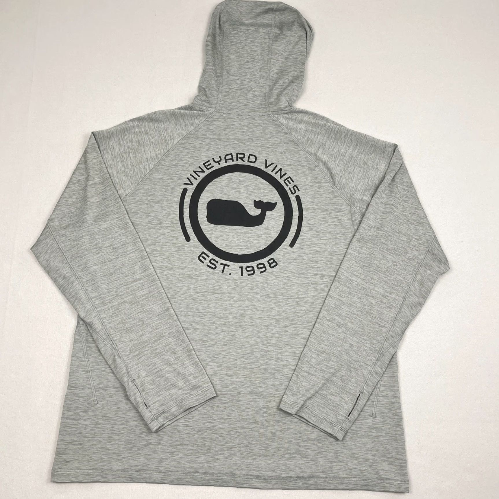 Vineyard Vines Vineyard Vines Performance Hoodie Mens XL Gray Lightweight Hiking Graphic Preppy Hoodie Mens XL Gray Hiking Graphic Preppy Size US XL / EU 56 / 4 - 2 Thumbnail