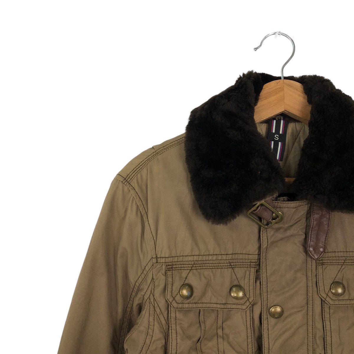 Japanese Brand 🔥CHORE BIKER JACKET PARACHUTE STYLE TOMMY HILFIGER Size US S / EU 44-46 / 1 - 5 Thumbnail