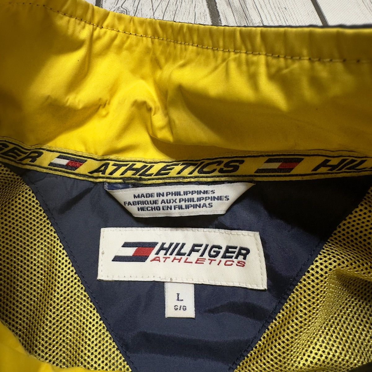 Tommy Hilfiger × Vintage Vintage Hilfiger Athletics jacket Size US L / EU 52-54 / 3 - 5 Thumbnail