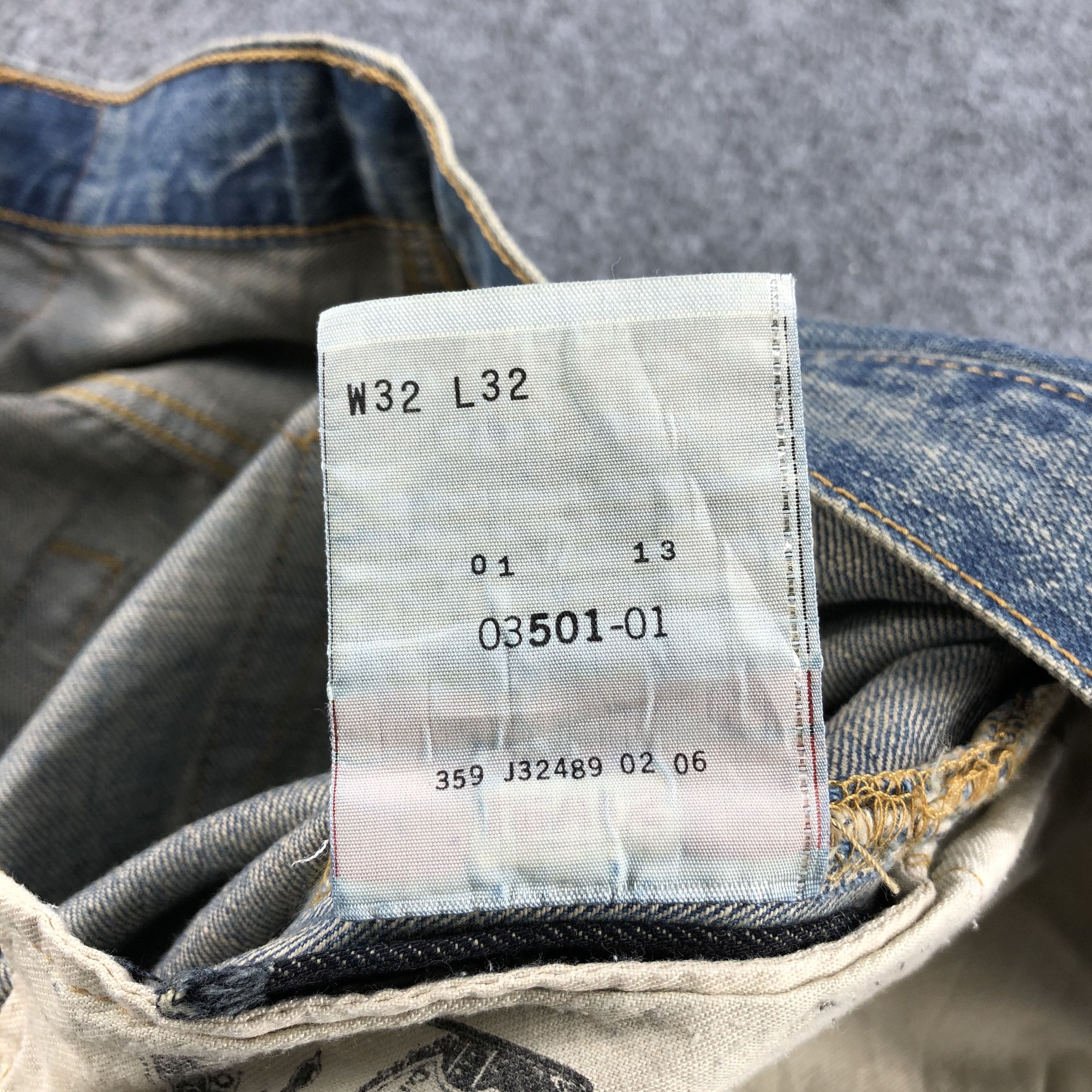 Levi's × Vintage Vintage 90s Distress Levis 501 Jeans-JM894 Size US 33 - 10 Thumbnail