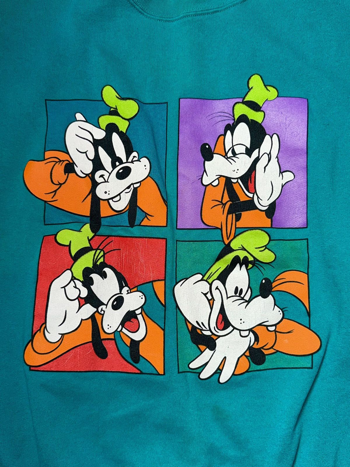 Disney Vintage 80s 90s Disney Designs Goofy Faces Sweatshirt OSFA Size US XXL / EU 58 / 5 - 1 Thumbnail