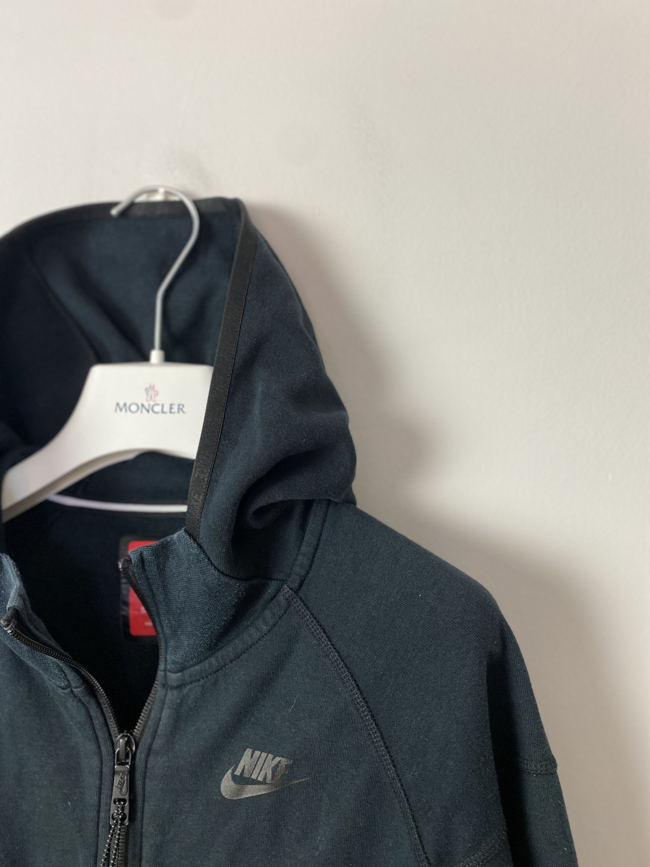 Nike Nike tech fleece small logo swoosh zip-up hoodie drill trap Size S / US 4 / IT 40 - 2 Thumbnail