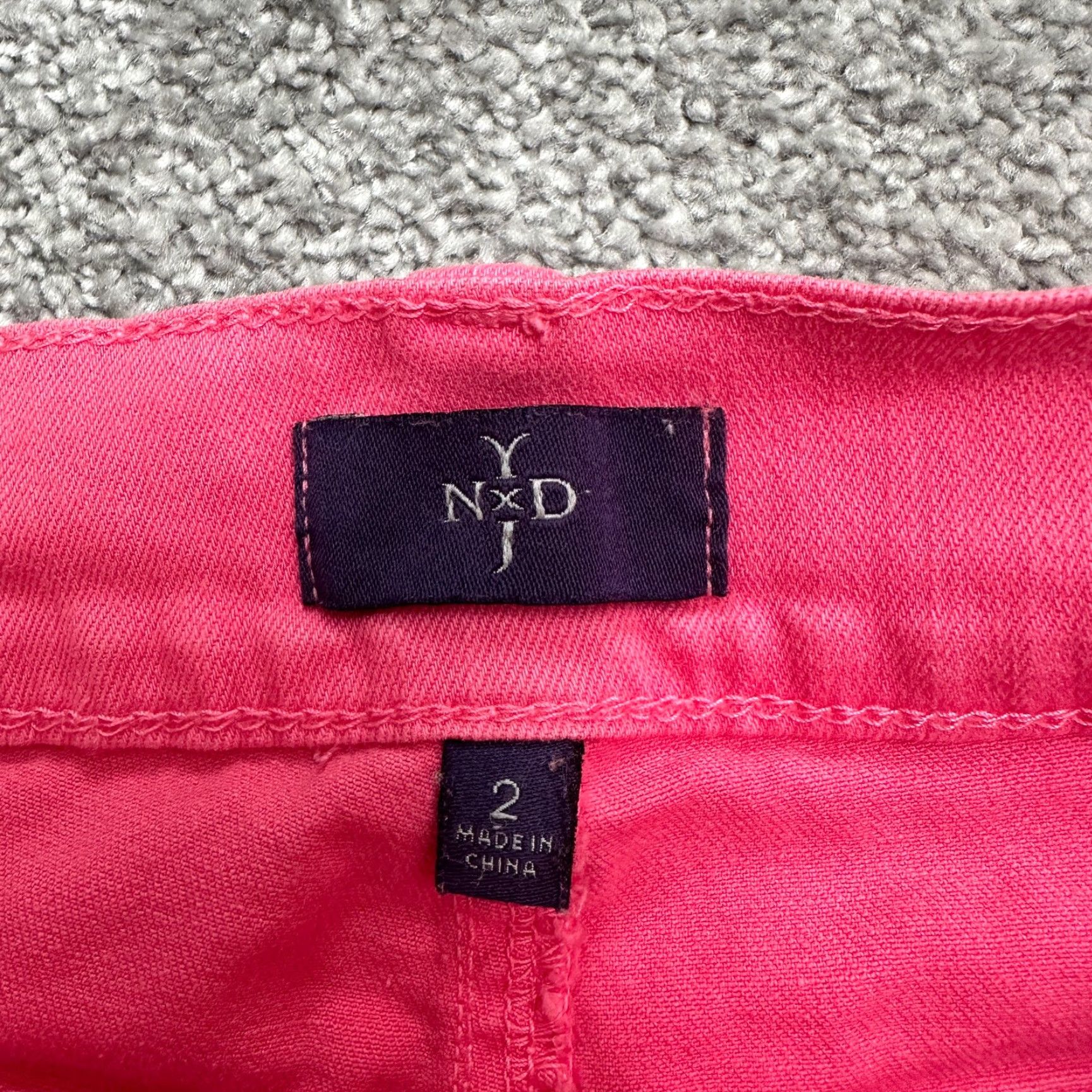 NYDJ NYDJ Jeans Women's Size 2 Pink Crop Mid Rise Straight Leg Denim 29x20.5 Cotton Spandex Size 26" / US 2 / IT 38 - 5 Thumbnail