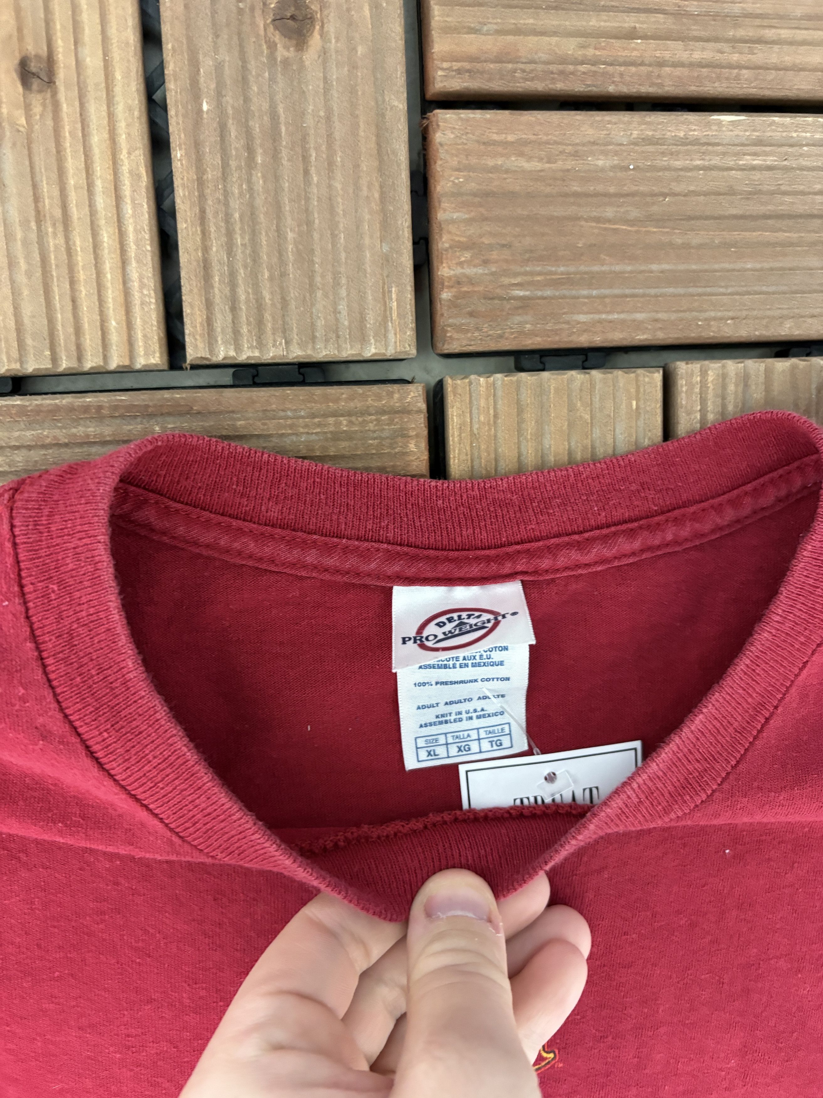 Vintage Orange County Choppers Vintage Red T-Shirt Tee Size US XL / EU 56 / 4 - 5 Thumbnail