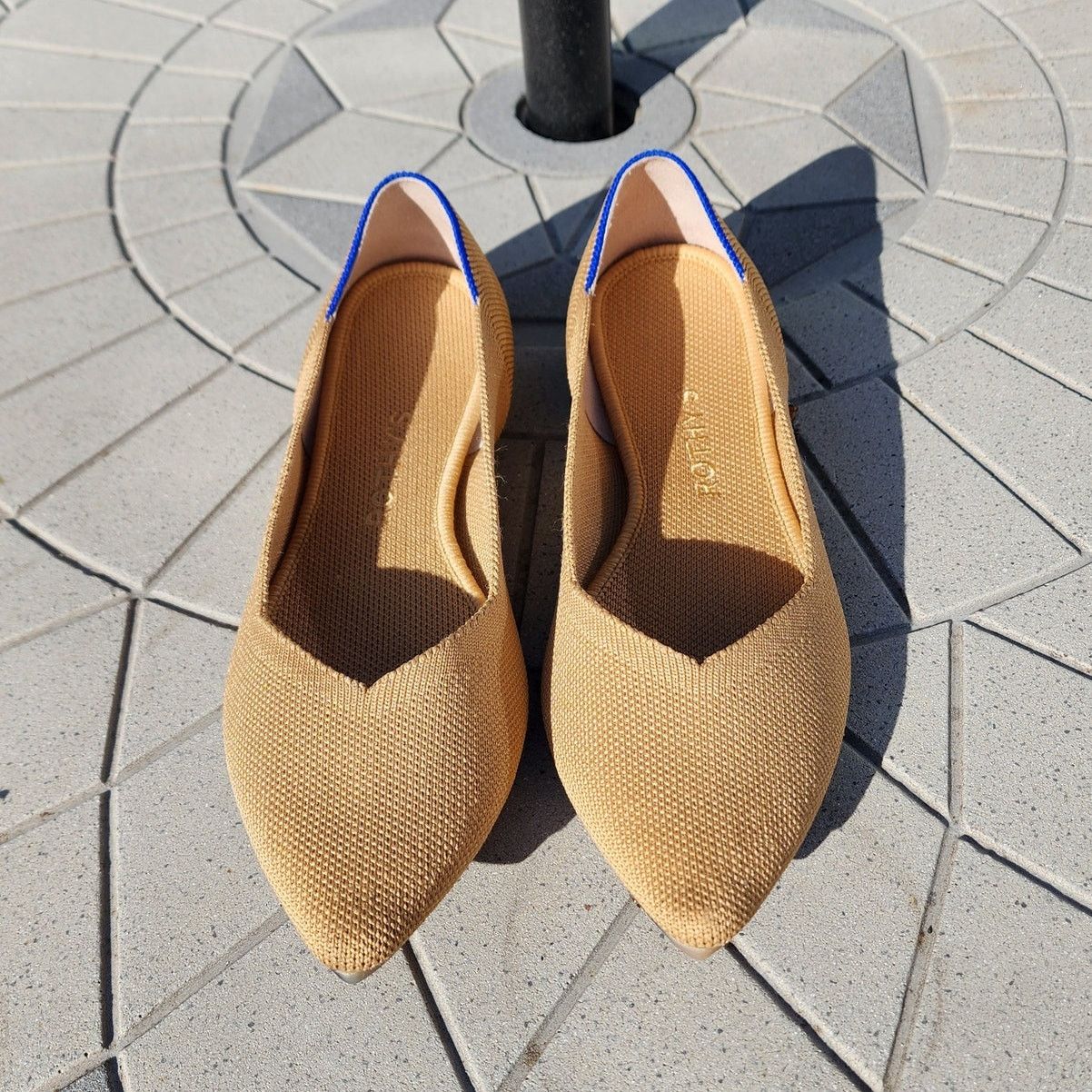 Designer Rothy's The Point Amber Knit Ballet Flats 8 Size US 8 / IT 38 - 3 Thumbnail