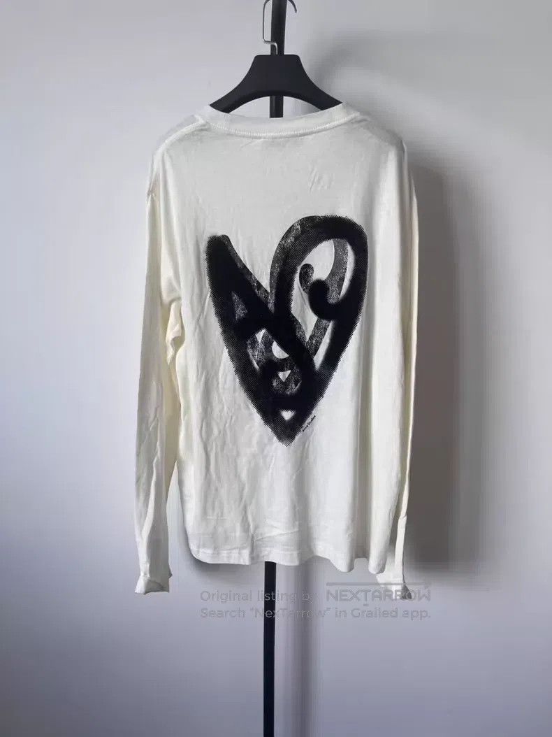 Acne Studios Acne Studios Screen printing heart pattern lightweight cot Size US M / EU 48-50 / 2 - 2 Thumbnail