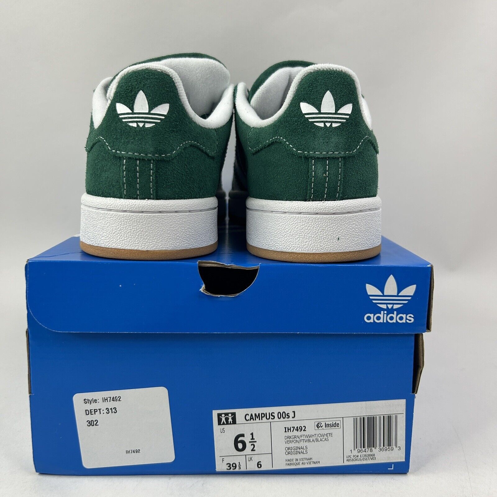 Adidas Adidas Campus 00s “Dark Green White” 2024 Size US 8 / IT 38 - 4 Thumbnail