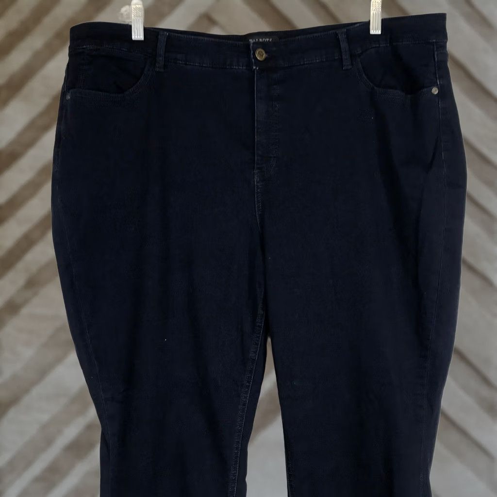 Talbots Talbots Woman Flawless Five-Pocket Jegging Jeans Dark Indigo Blue Plus Size 24W Size 42" / US 20 - 1 Thumbnail