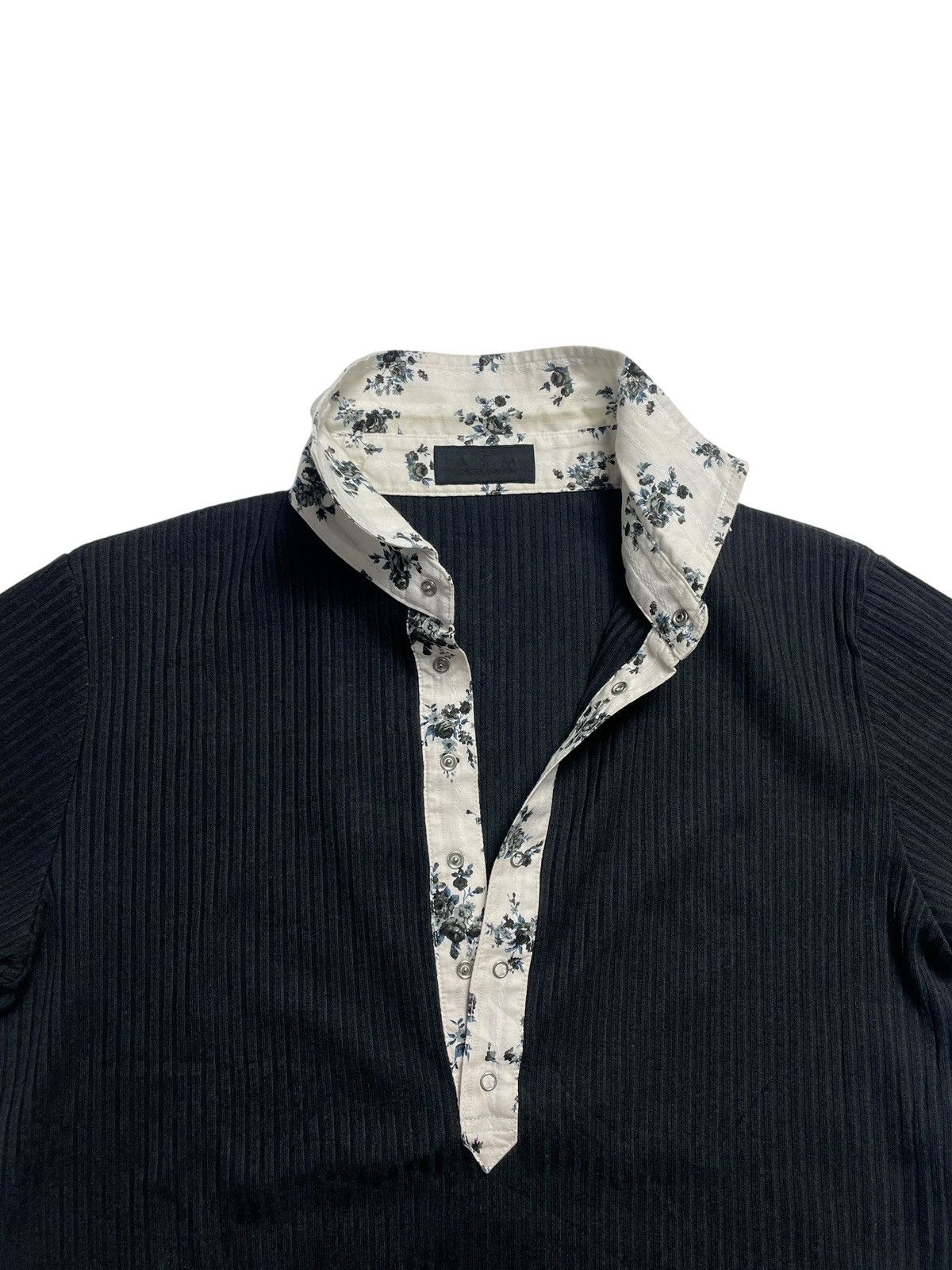 14th Addiction 2000’s Atelier SAB - Ribbet Henley Shirt Size US M / EU 48-50 / 2 - 5 Thumbnail