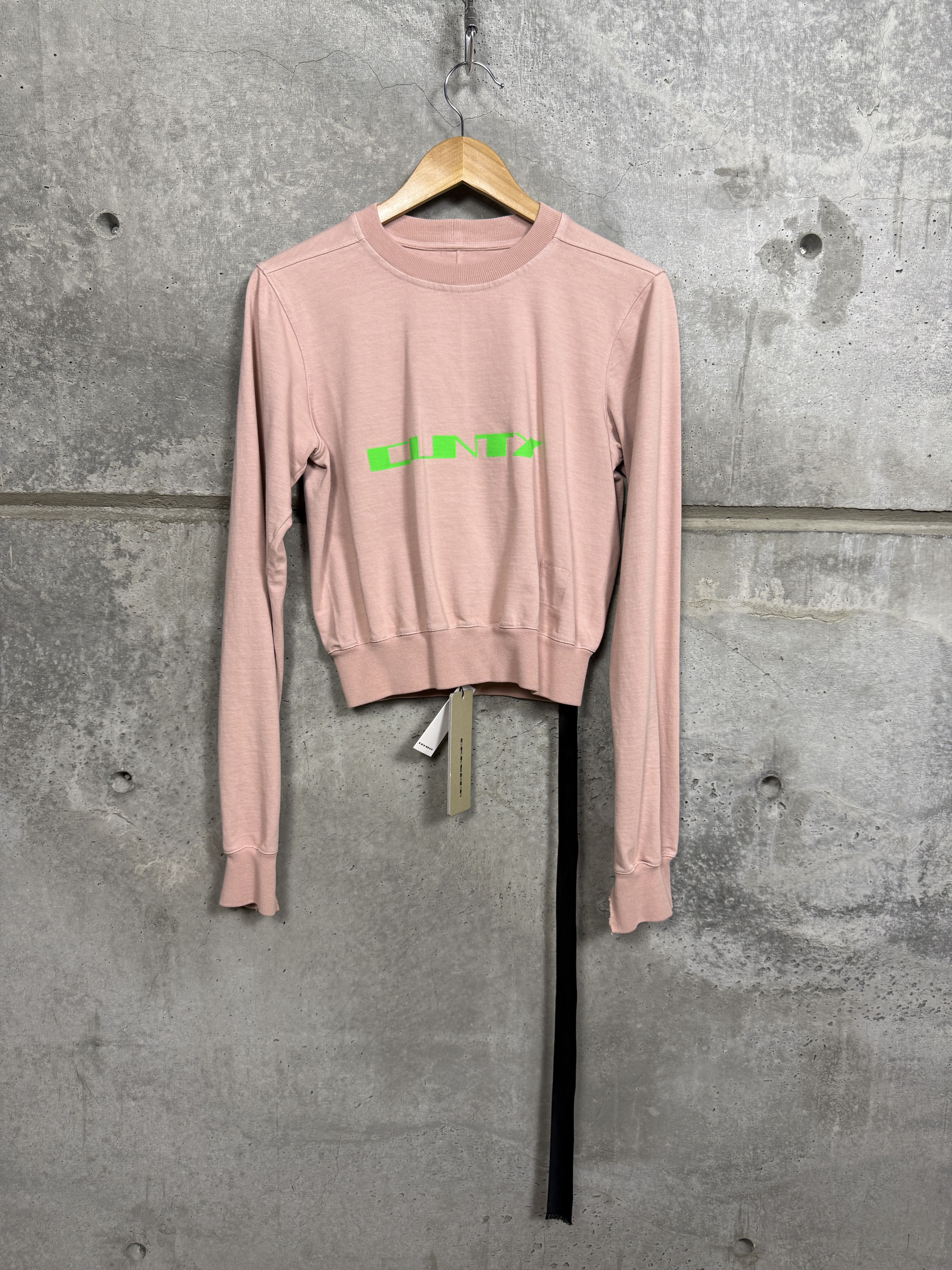 Rick Owens $505 Rick Owens DRKSHDW "cunty" Cropped Sweater Size M / US 6-8 / IT 42-44 - 6 Thumbnail