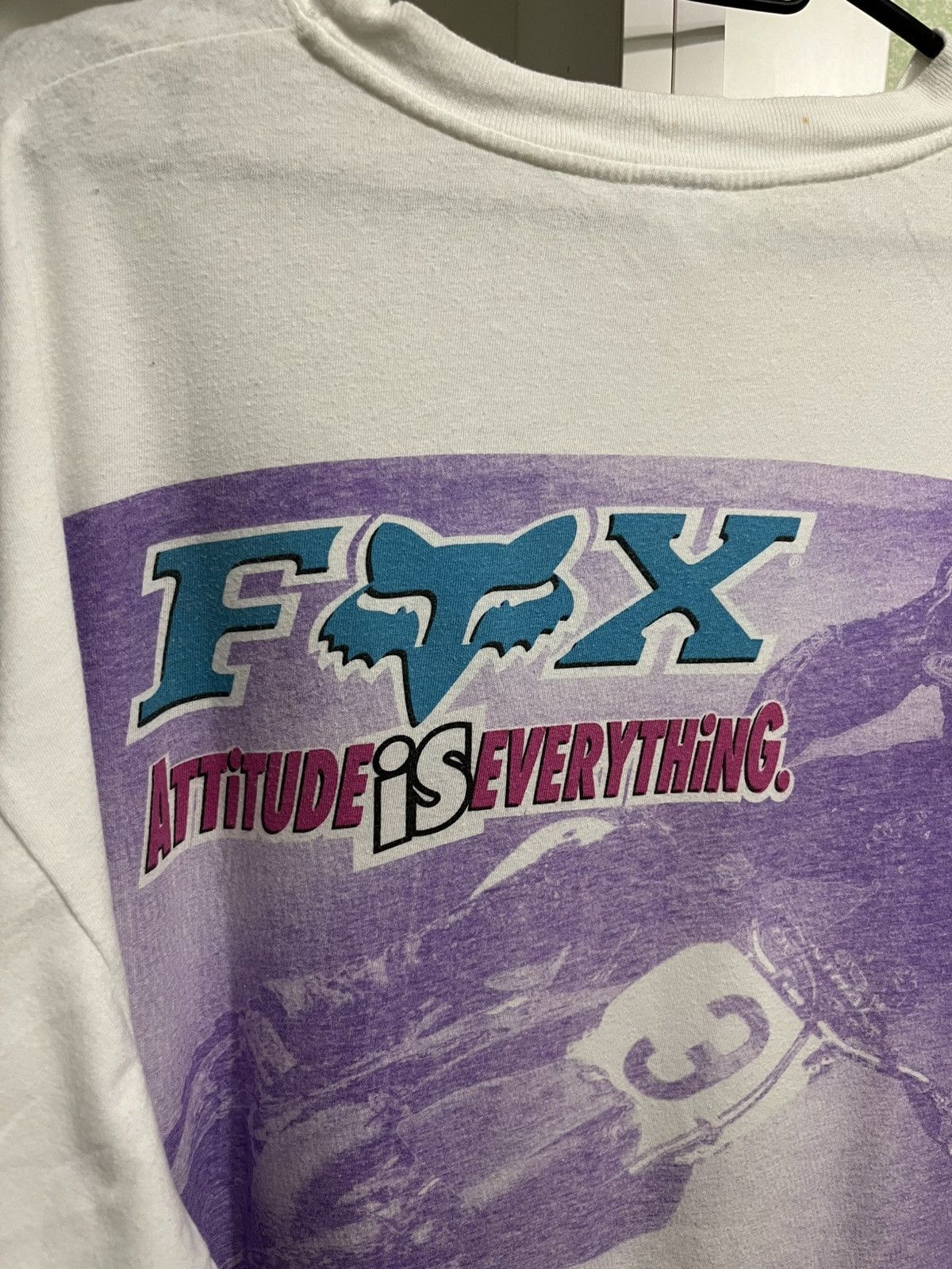Other Vintage FOX Racing “Attitude is Everything” Double-Sided Size US L / EU 52-54 / 3 - 5 Thumbnail
