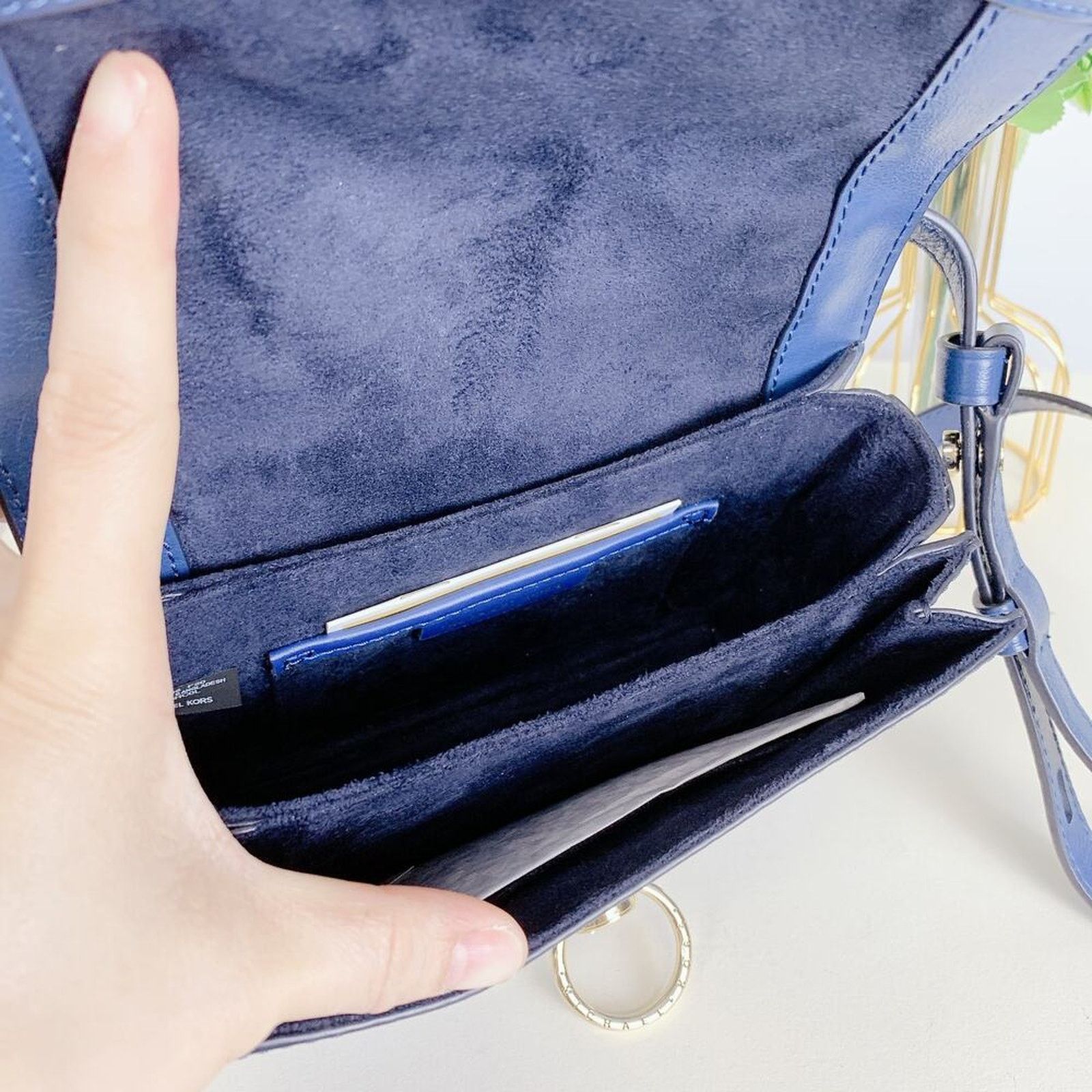Michael Kors Michael Kors 32F0L1HC0L Bolso Hendrix IN RIVER BLUE Size ONE SIZE - 6 Thumbnail