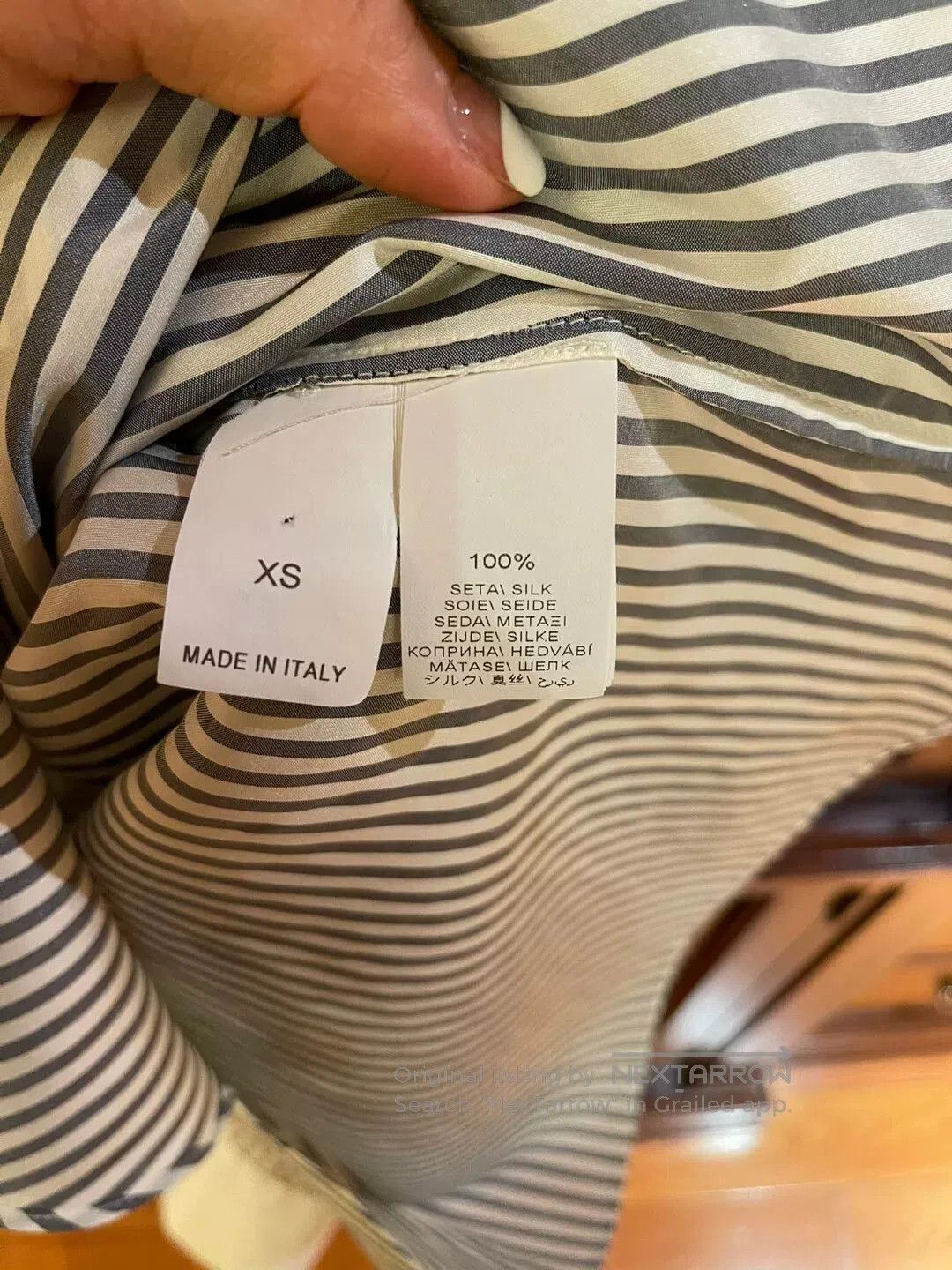 Brunello Cucinelli Brunello Cucinelli Silk Cold Shoulder Blouse. Size US XS / EU 42 / 0 - 3 Thumbnail