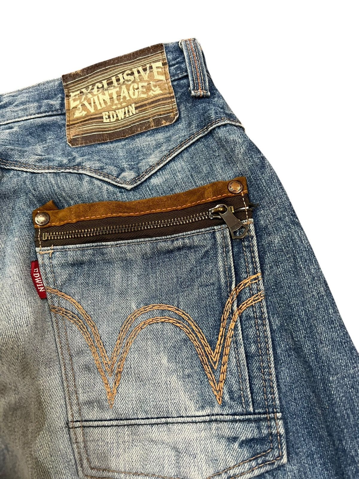 Edwin Edwin Exclusive Vintage Faded Denim Jean Size US 32 / EU 48 - 13 Thumbnail