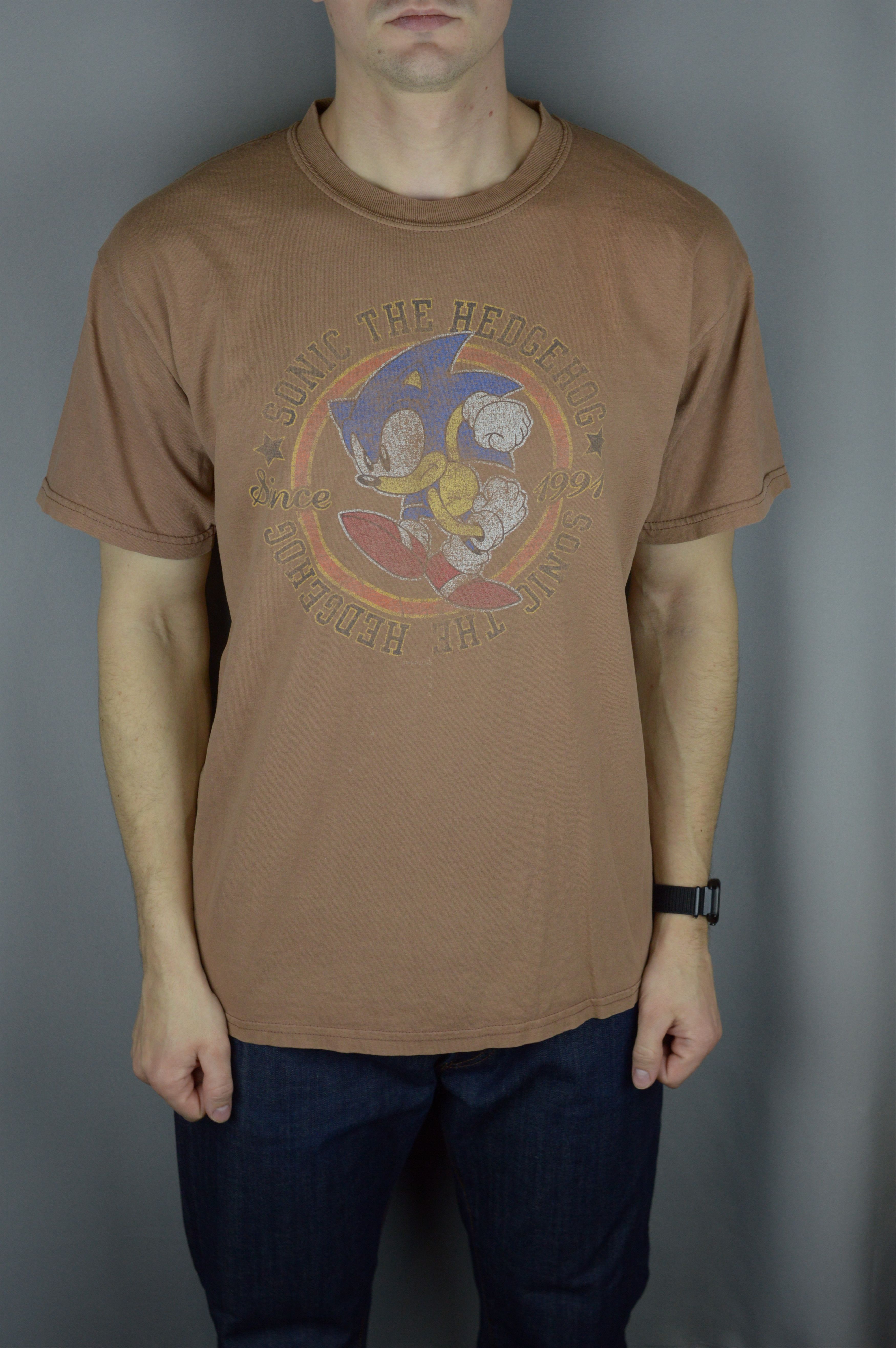Vintage Vintage Sonic The Hedgehog t shirt Size US L / EU 52-54 / 3 - 1 Thumbnail