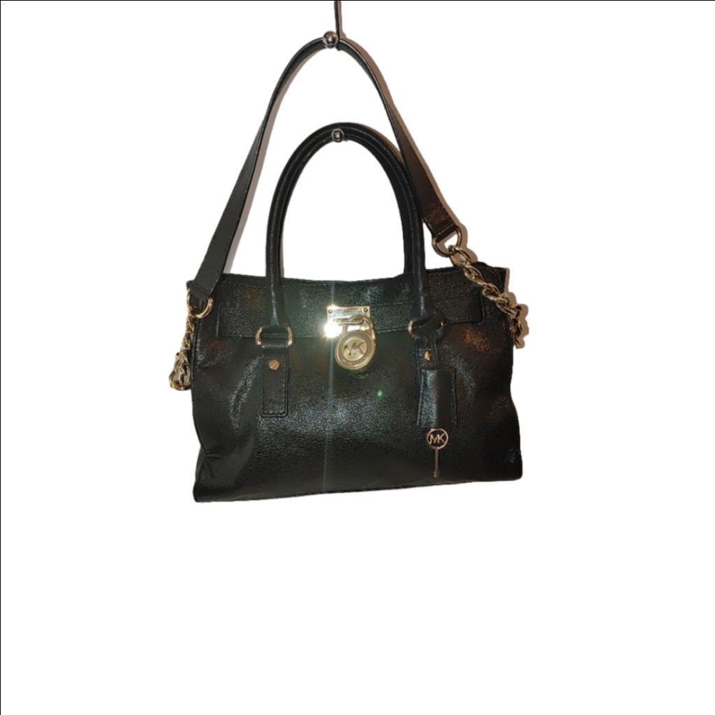 Michael Kors Michael Kors Hamilton Pebbled Leather Satchel Size ONE SIZE - 1 Thumbnail