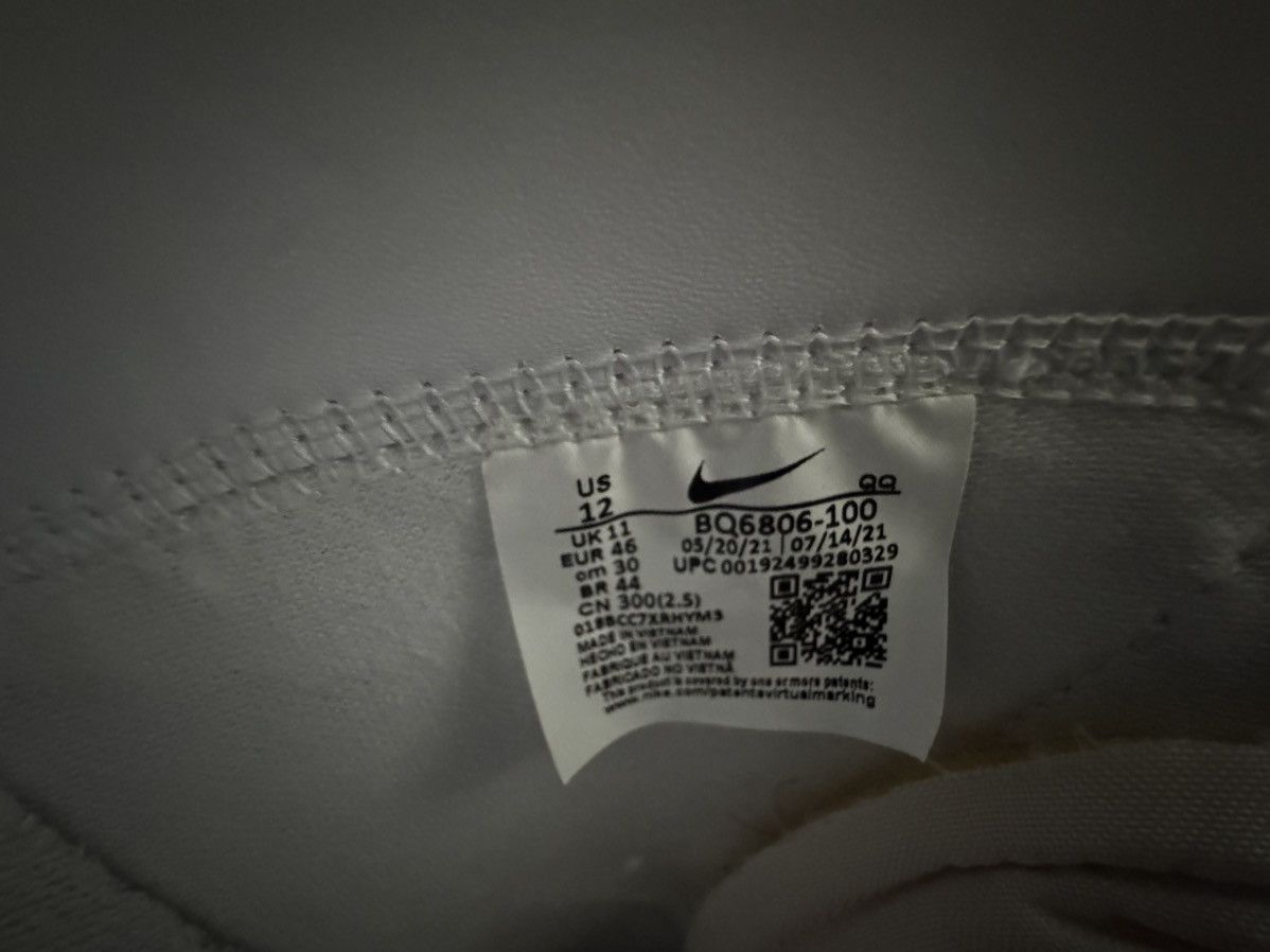 Nike Nik Blazer Mid ‘77 Vintage ‘White Black’ Size US 12 / EU 45 - 6 Thumbnail