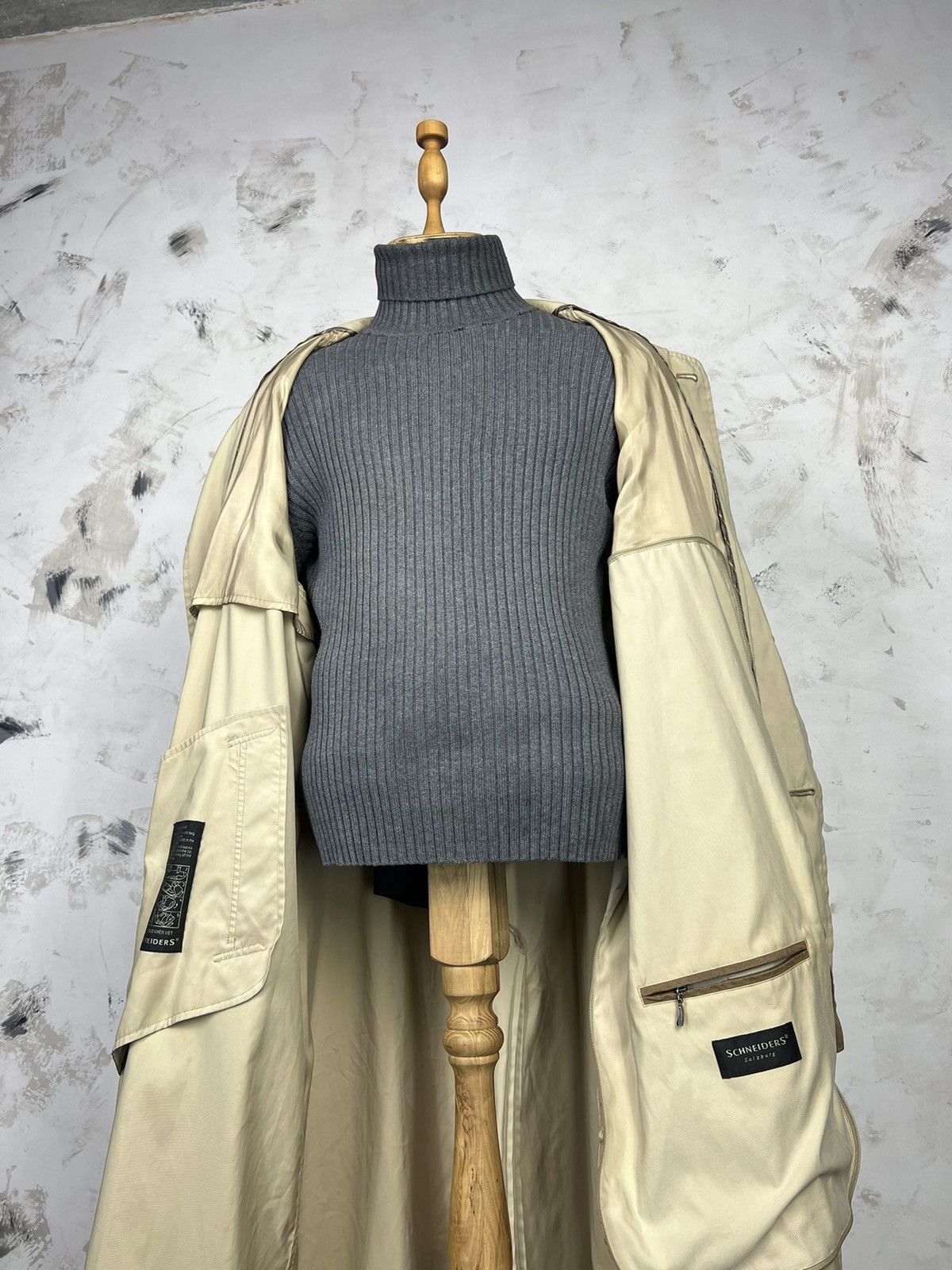 Schneiders Vintage Schneiders Salzburg Pocket Trench Coat Size L - XL Size US XL / EU 56 / 4 - 8 Thumbnail